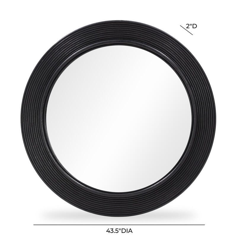 Tanya Wall Mirror, Black, large