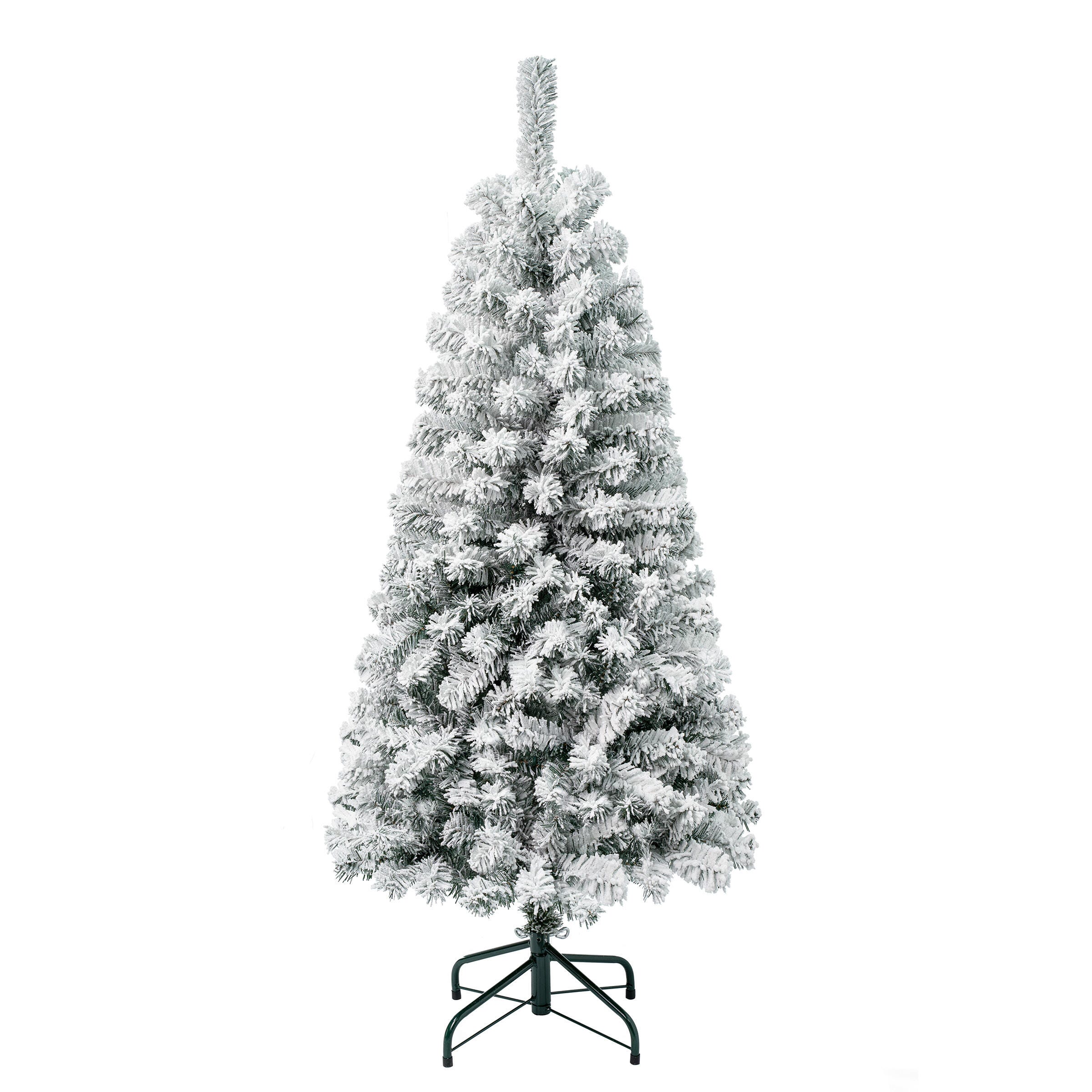 National Tree Company 4.5' Flocked Acacia Artificial Christmas Tree, , large