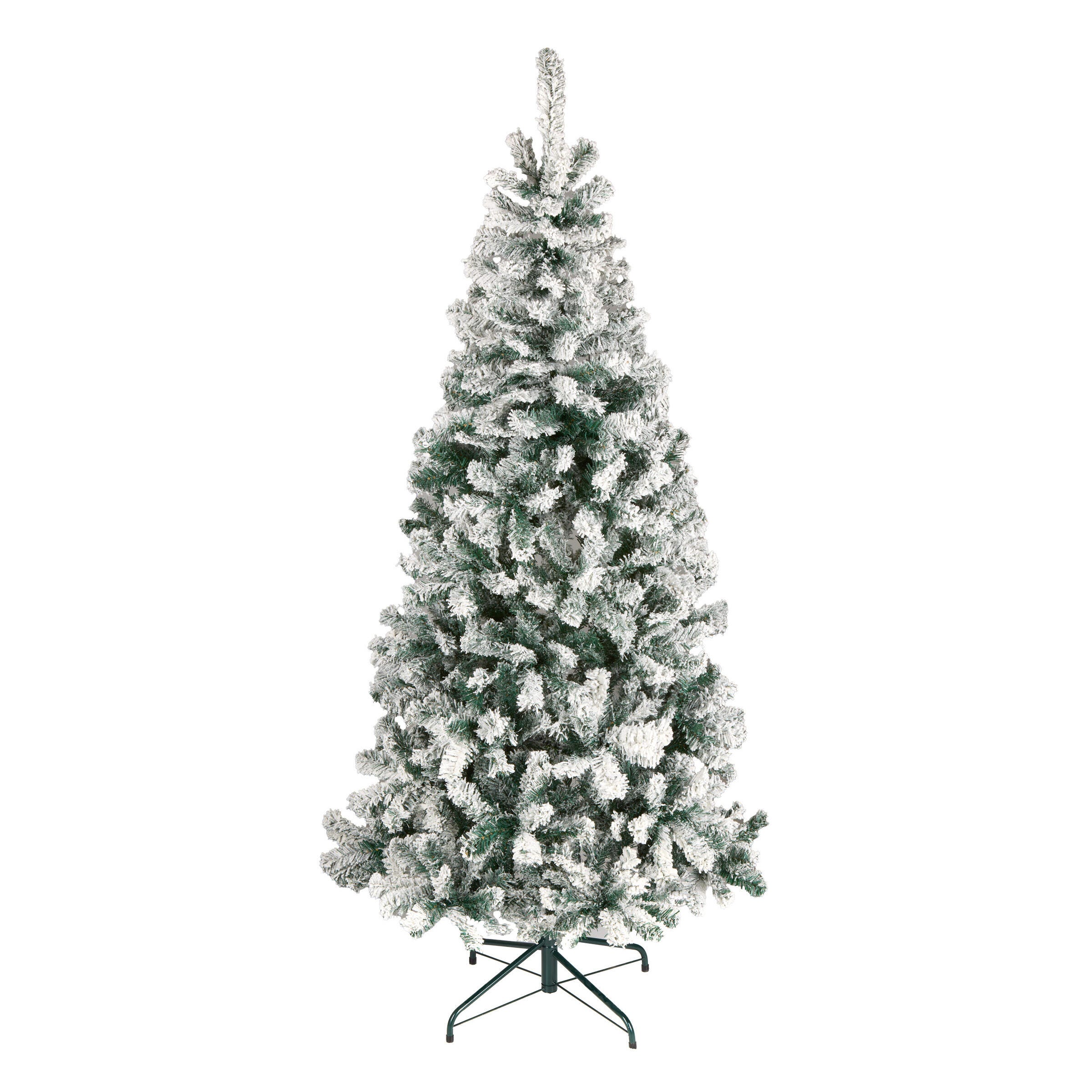 National Tree Company 6' Flocked Acacia Artificial Christmas Tree, , large