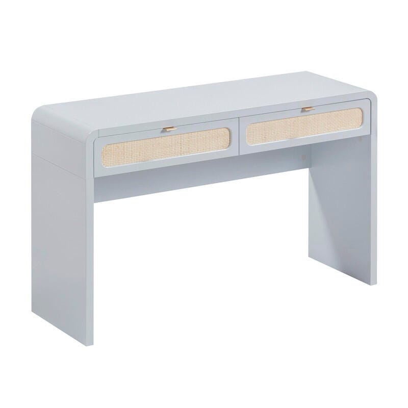 TOV Furniture Patty Console Table, Blue, large