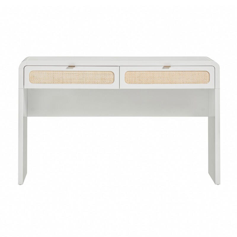 TOV Furniture Patty Console Table, White, large