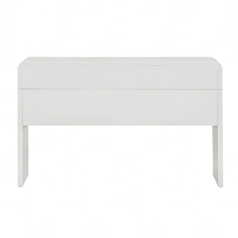 TOV Furniture Patty Console Table, White, large