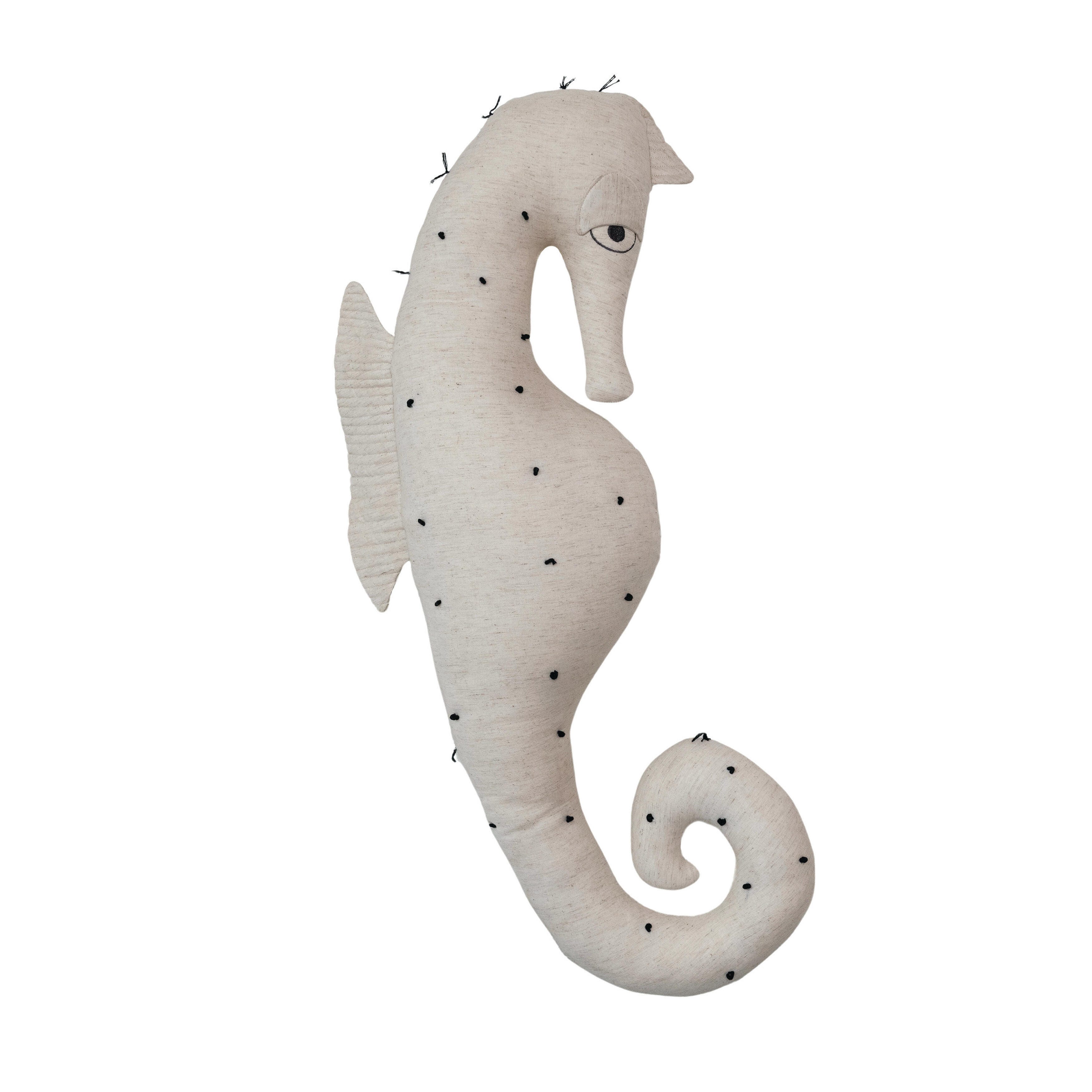 Storied Home Seahorse Shaped Pillow, , large