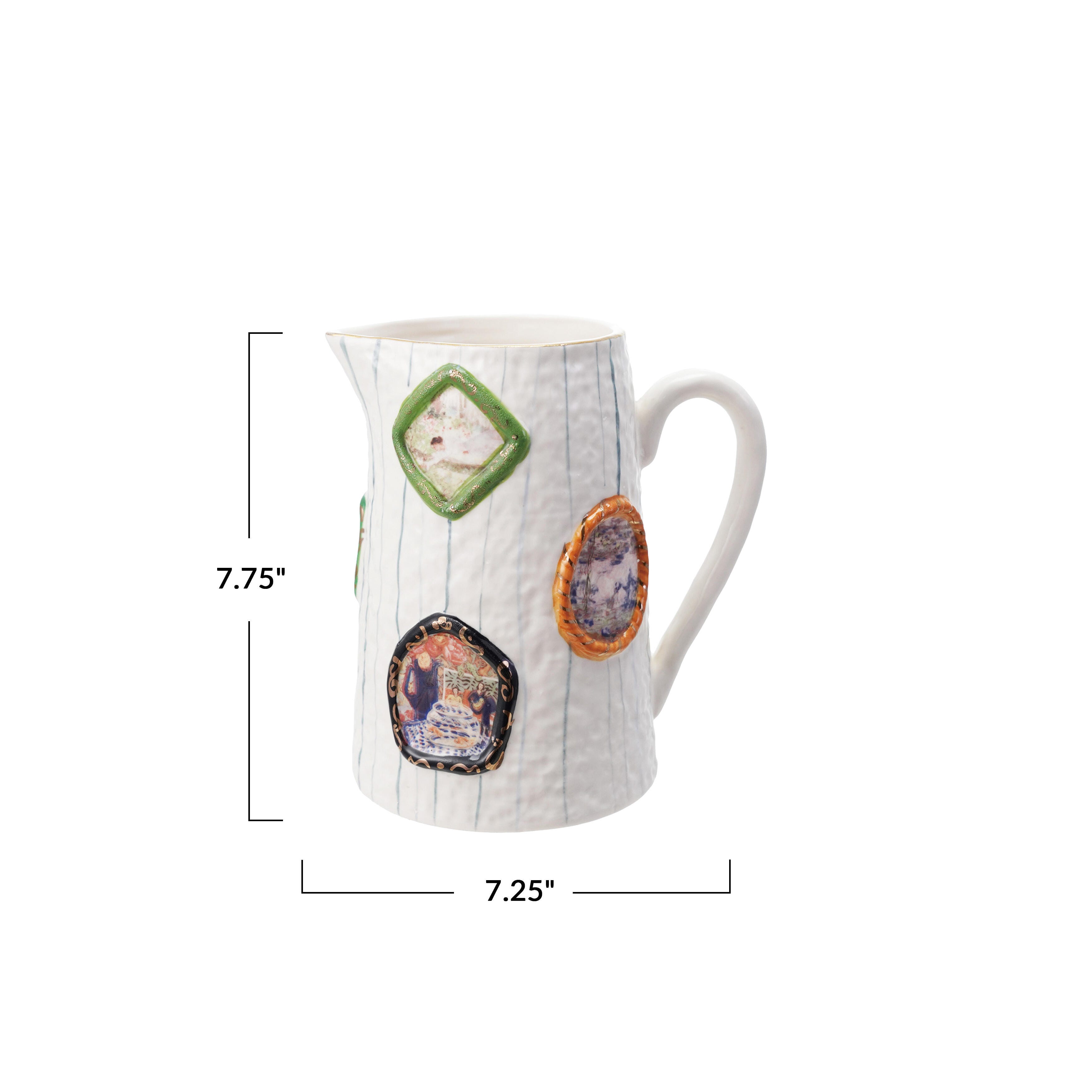 Storied Home Decorative Pitcher, , large