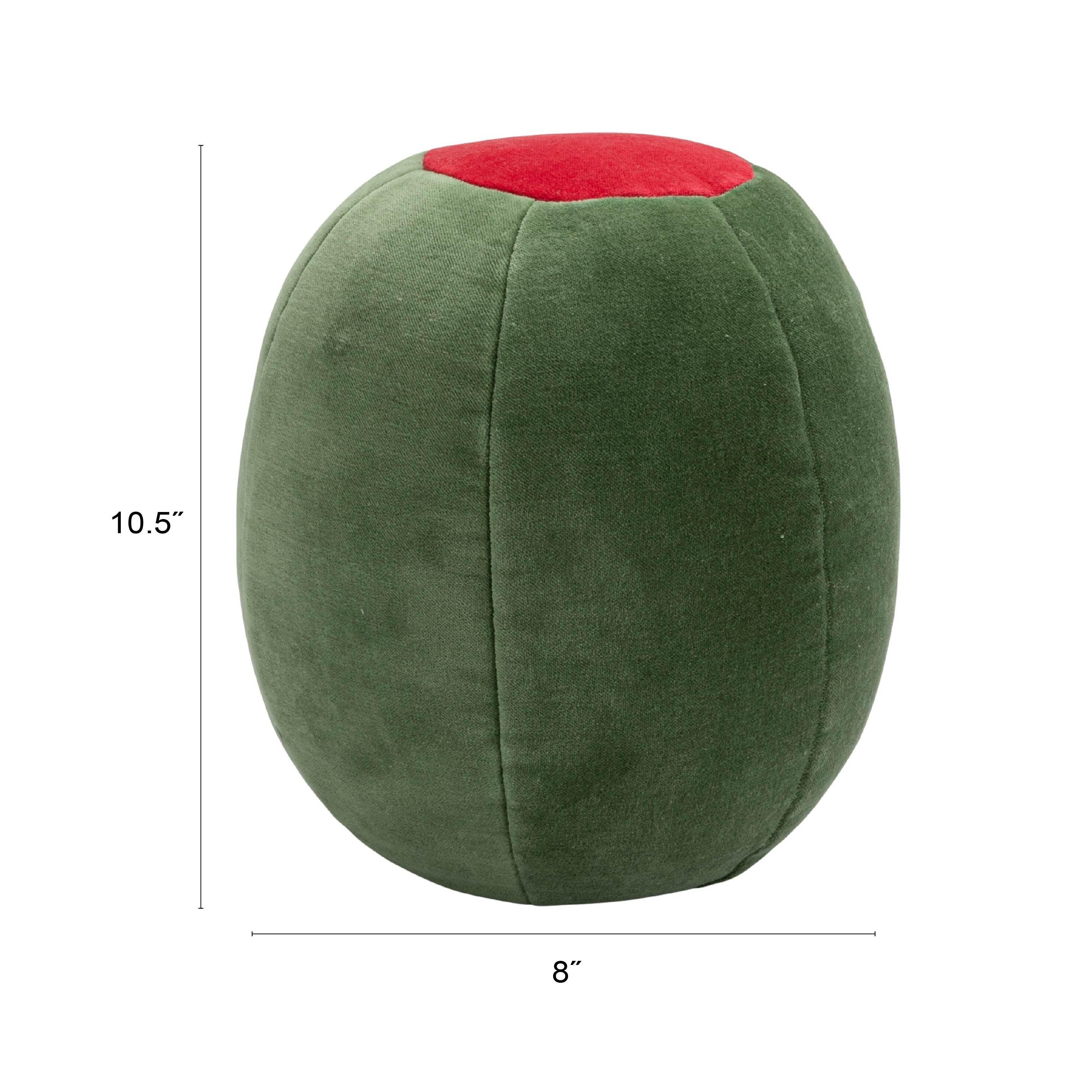 Storied Home Olive Shaped Decorative Throw Pillow, , large