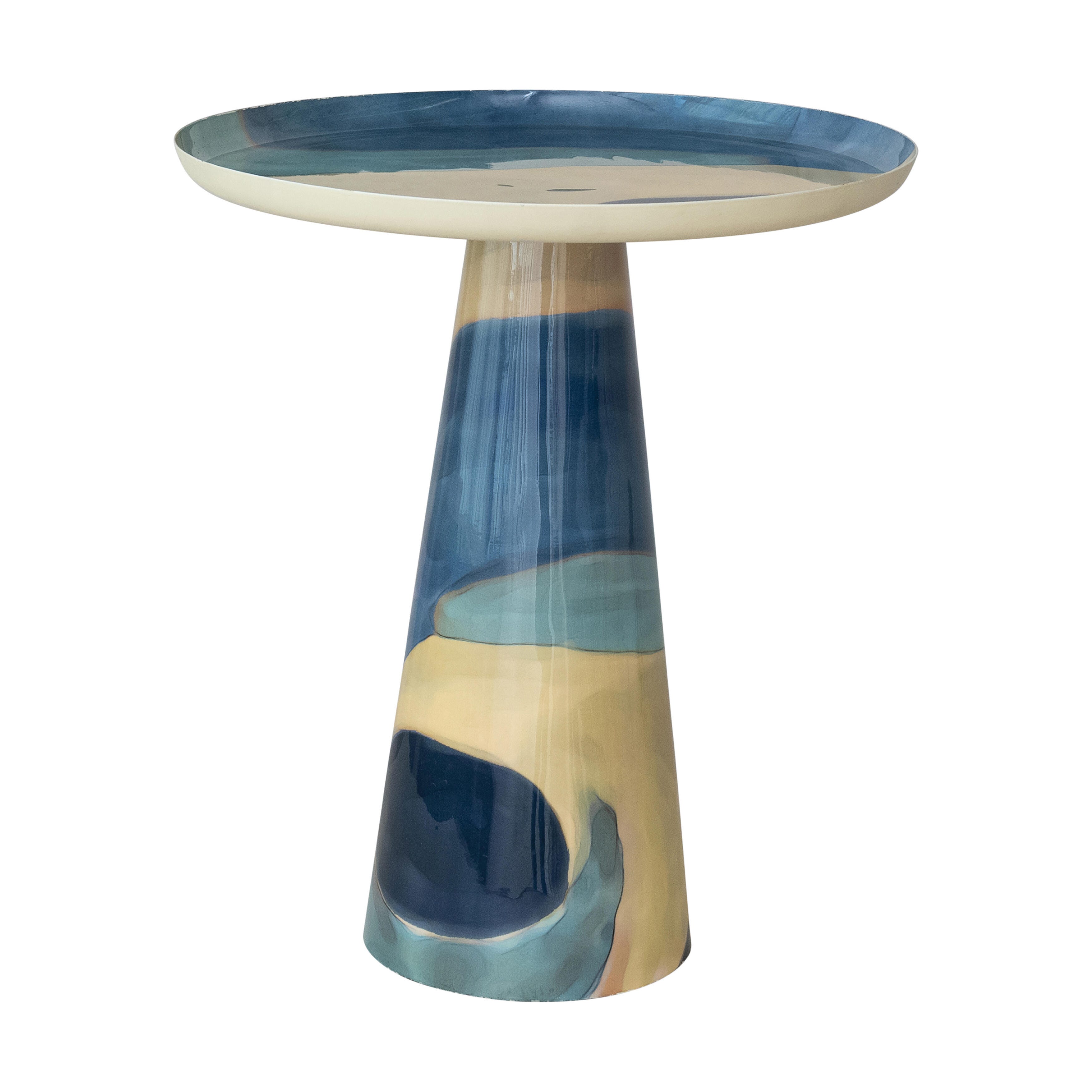 Storied Home Enameled Accent Table, , large