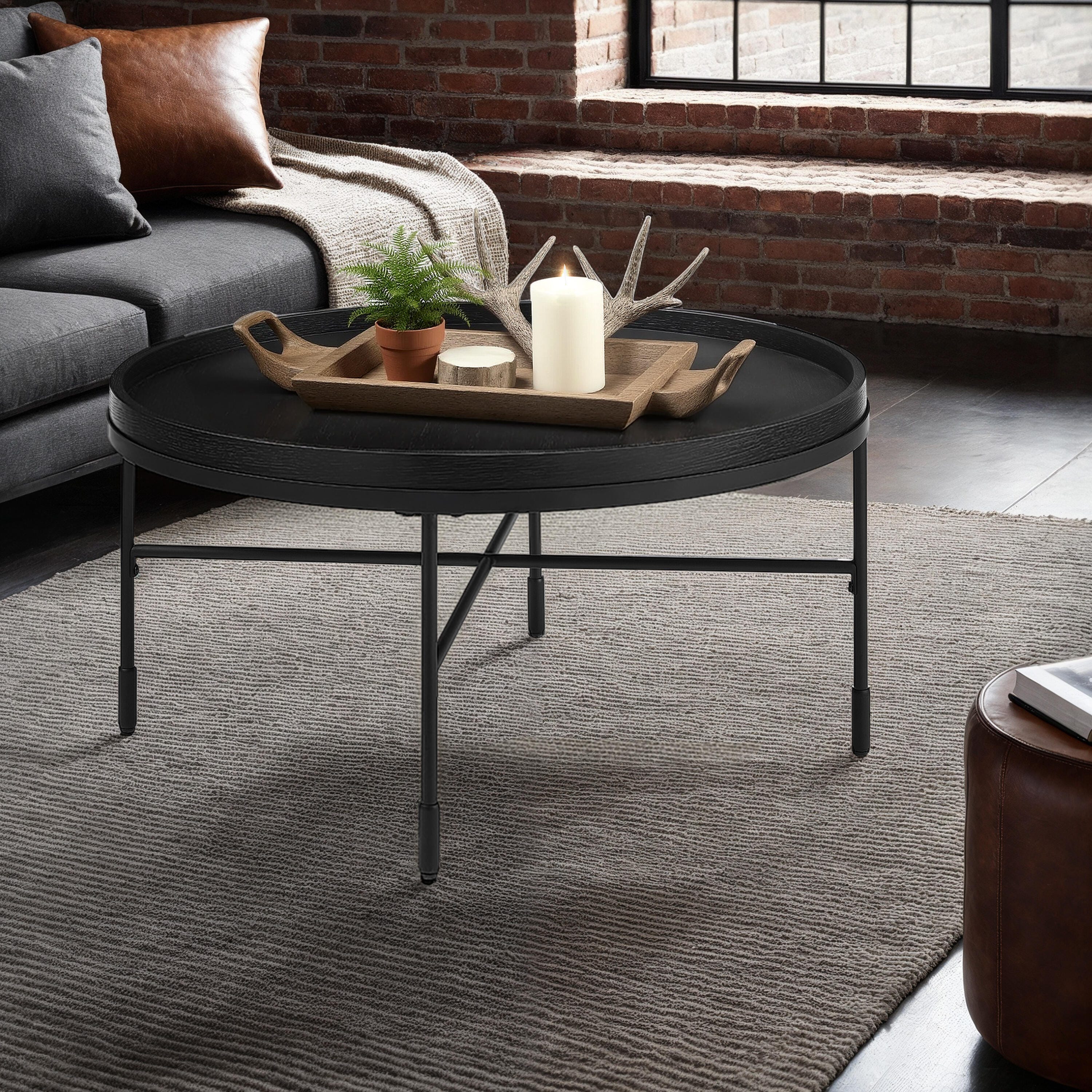 Linon Soloman Coffee Table, , large