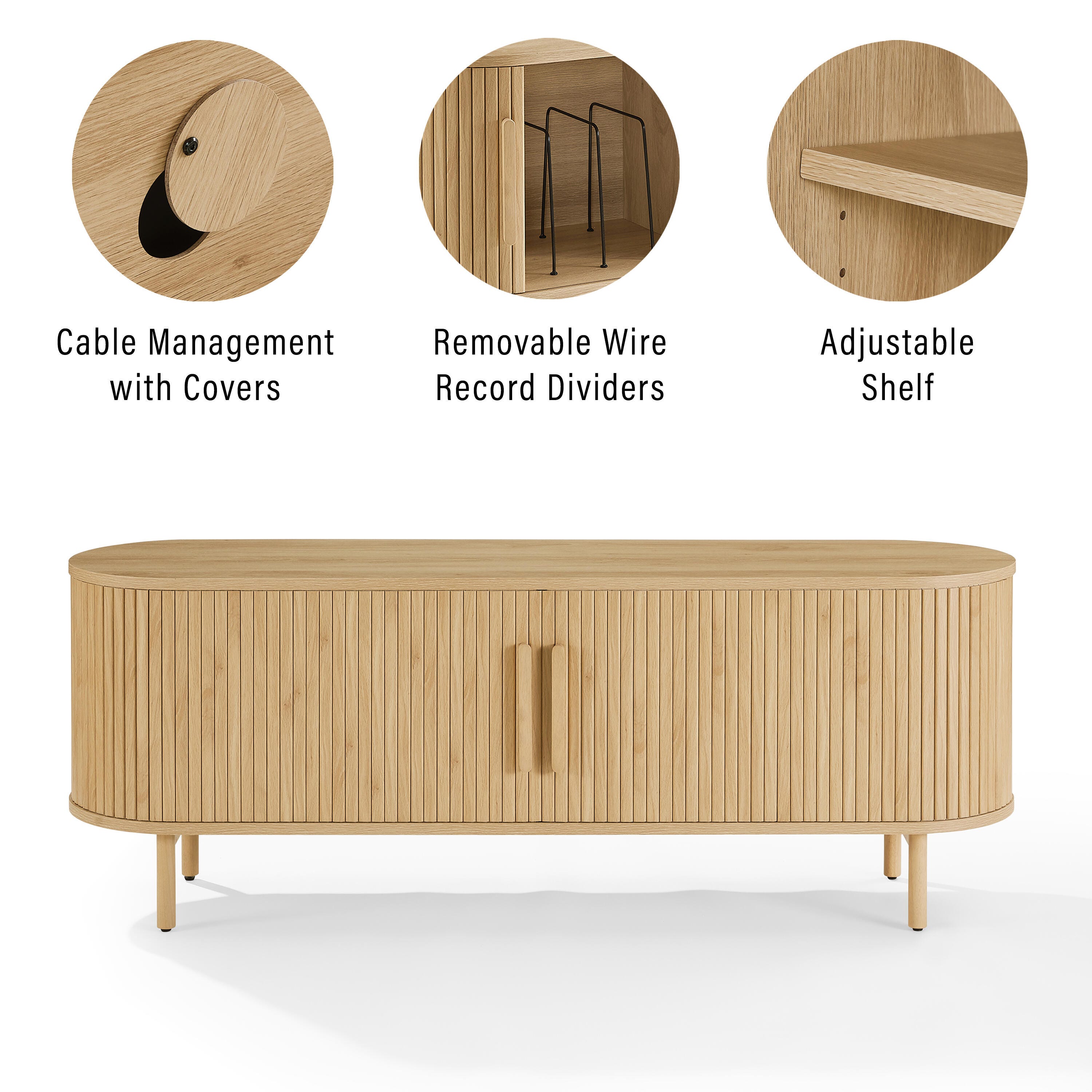 Crosley Furniture Ambrose 60" Accent Console, , large