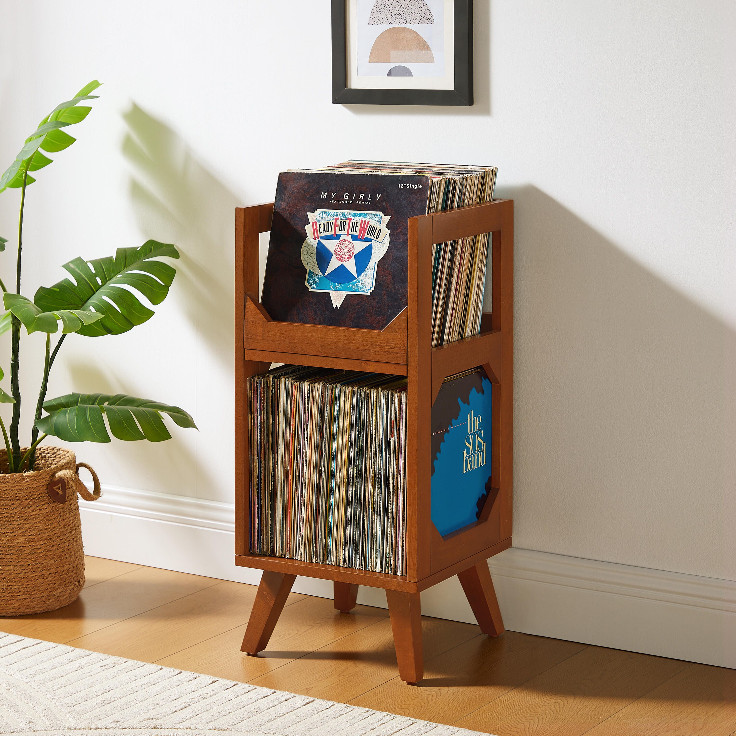 Crosley Furniture Asheville 14" Record Player Stand, , rollover