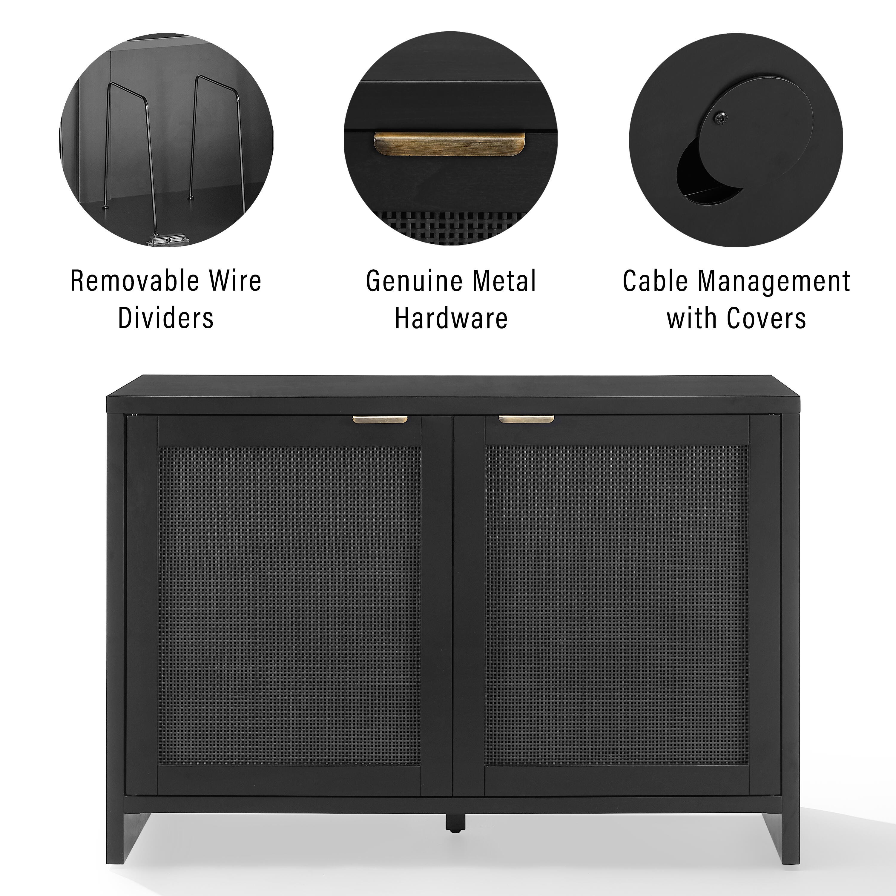 Crosley Furniture Kenji 40" Accent Console, , large