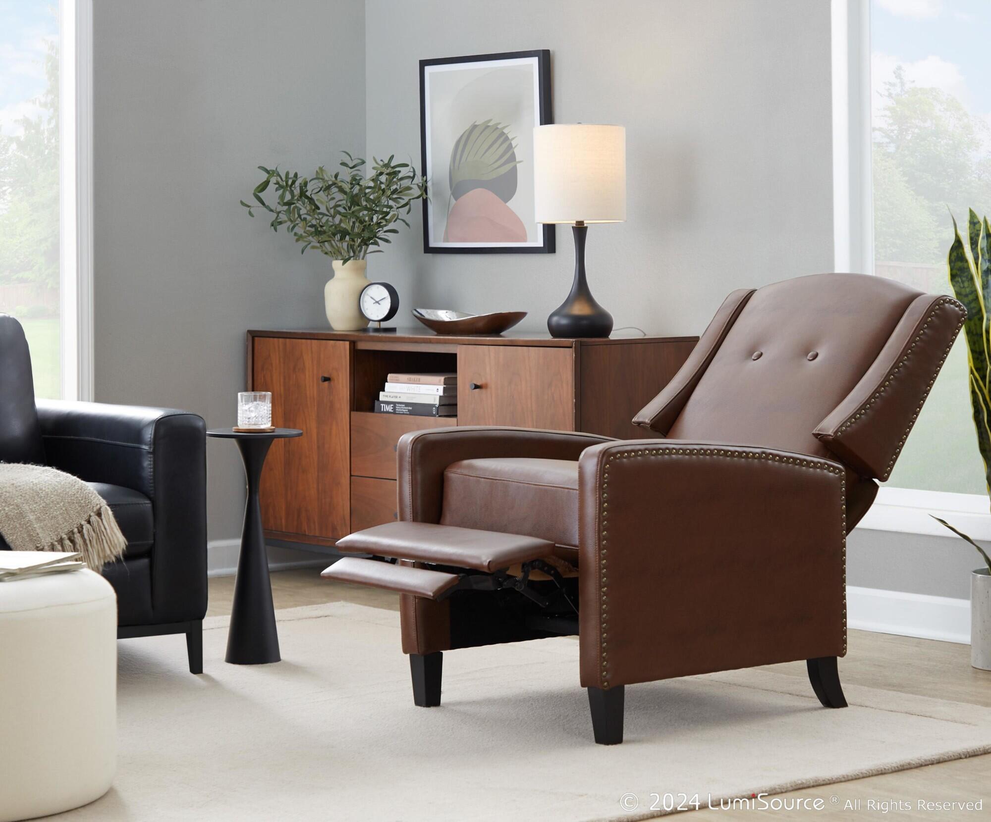 LumiSource Stanley Manual Recliner, , large