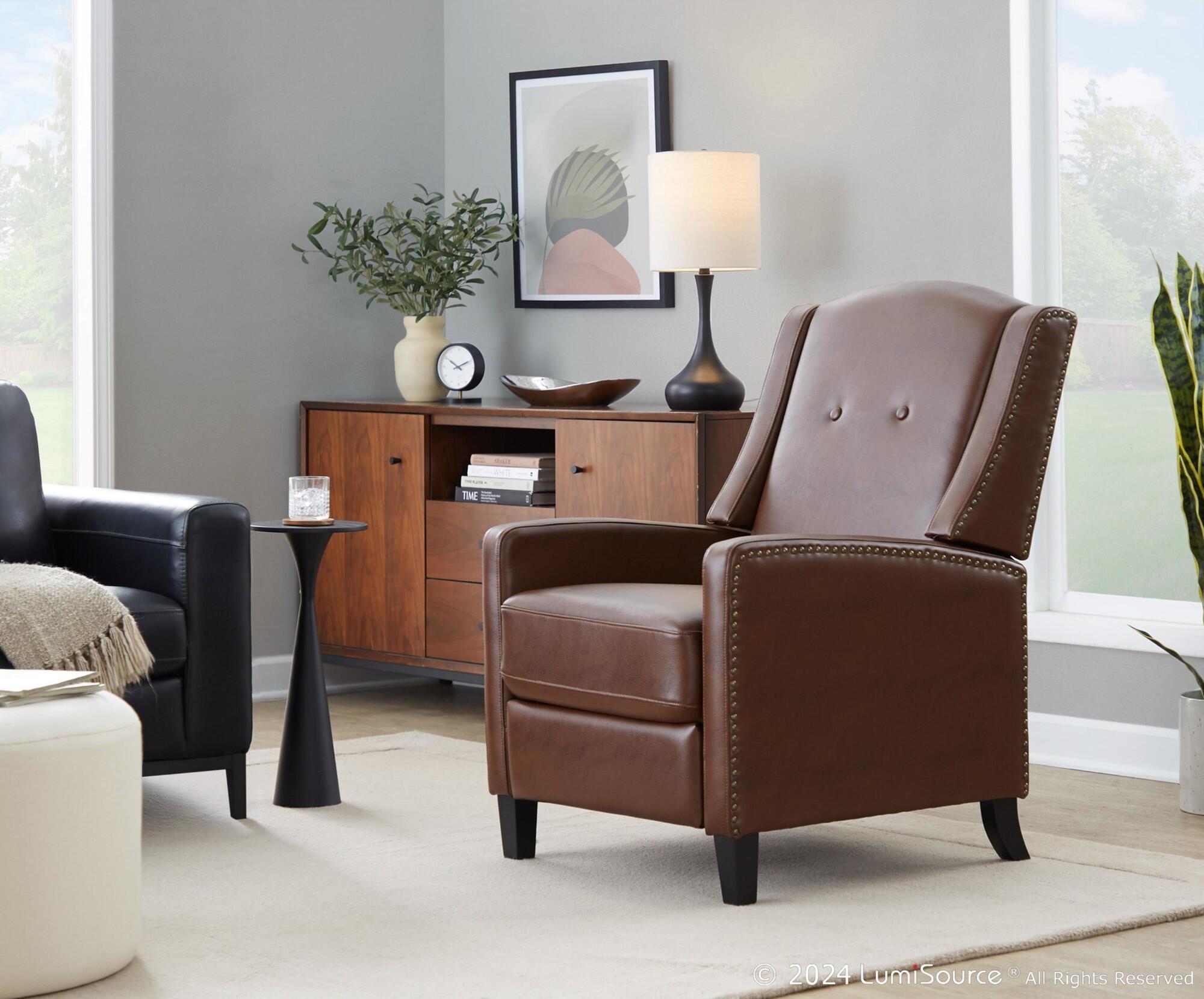 LumiSource Stanley Manual Recliner, , large