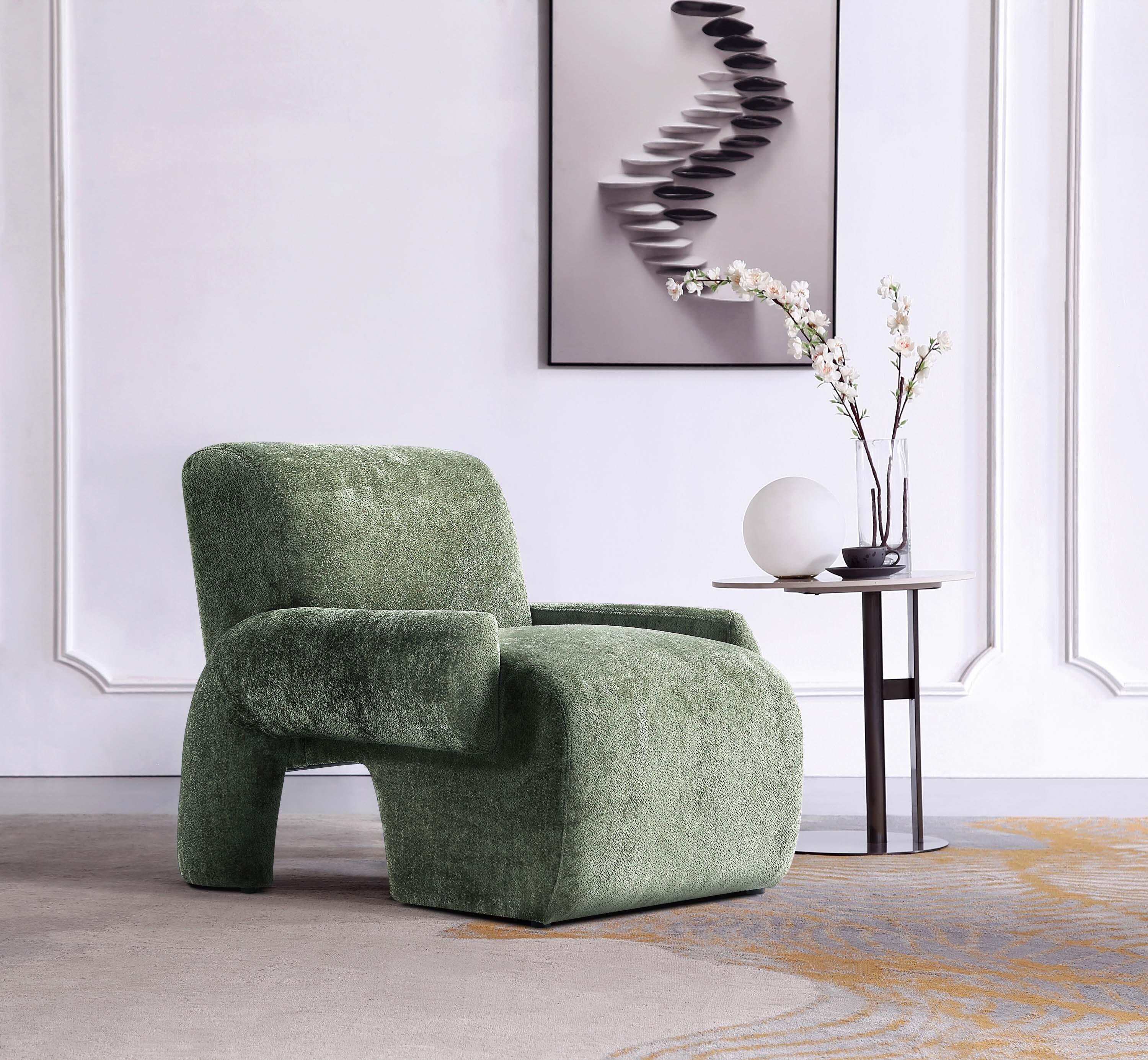 Manhattan Comfort Verandah Accent Chair, Olive Green, rollover