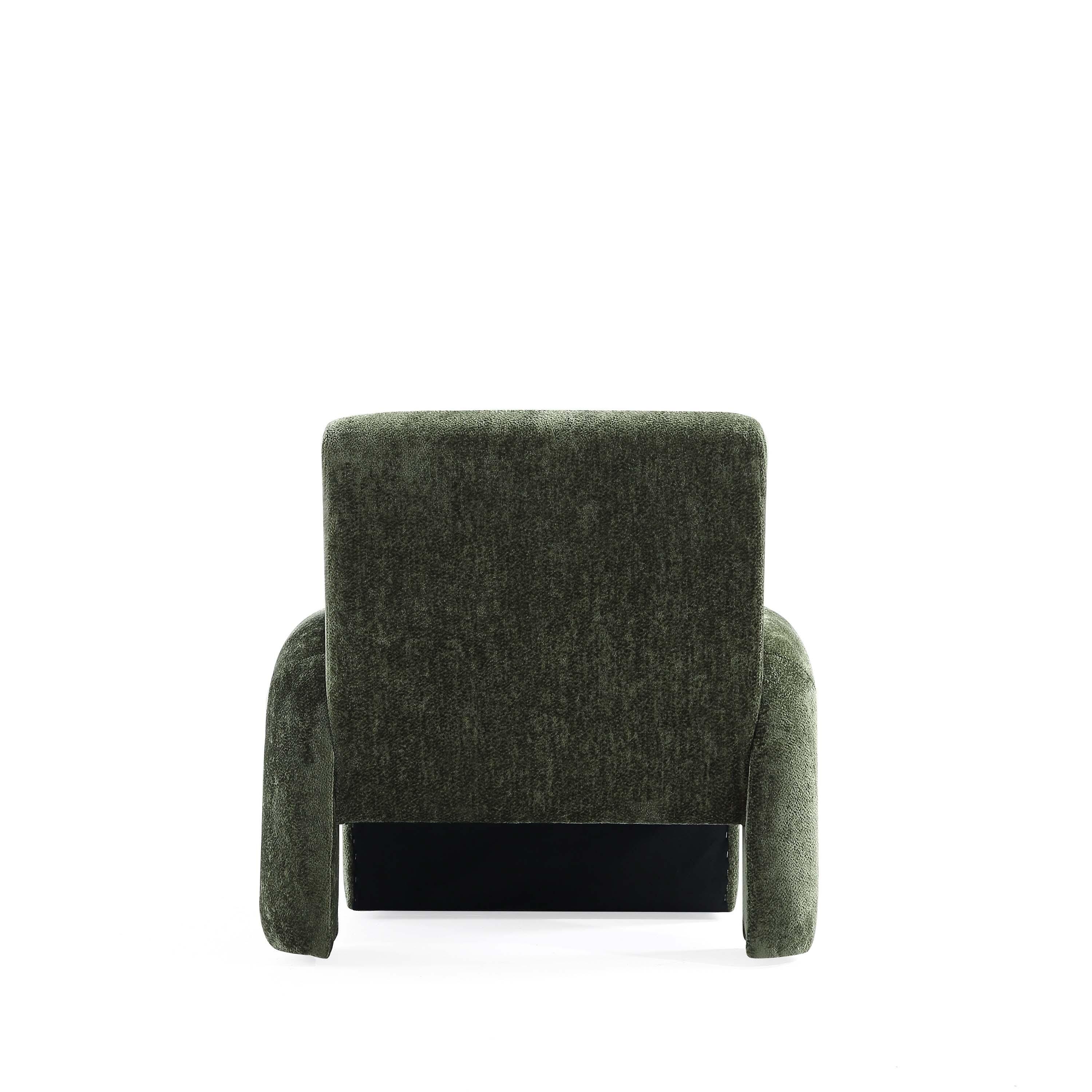 Manhattan Comfort Verandah Accent Chair, Olive Green, large