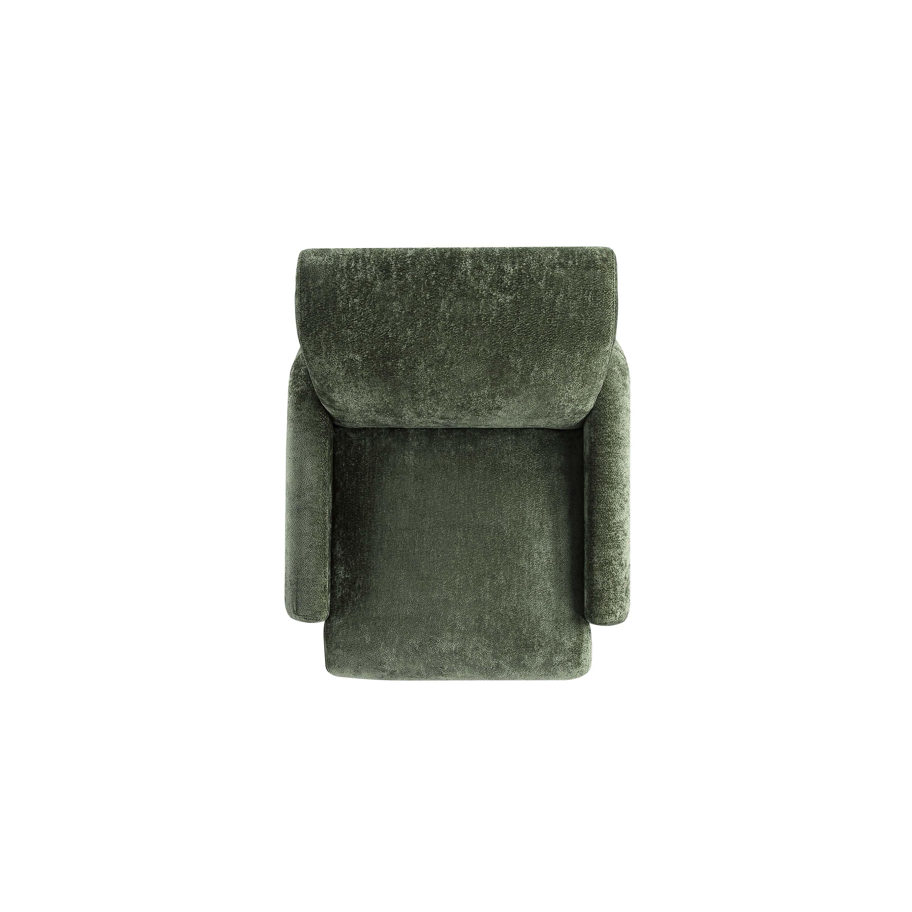 Manhattan Comfort Verandah Accent Chair, Olive Green, large