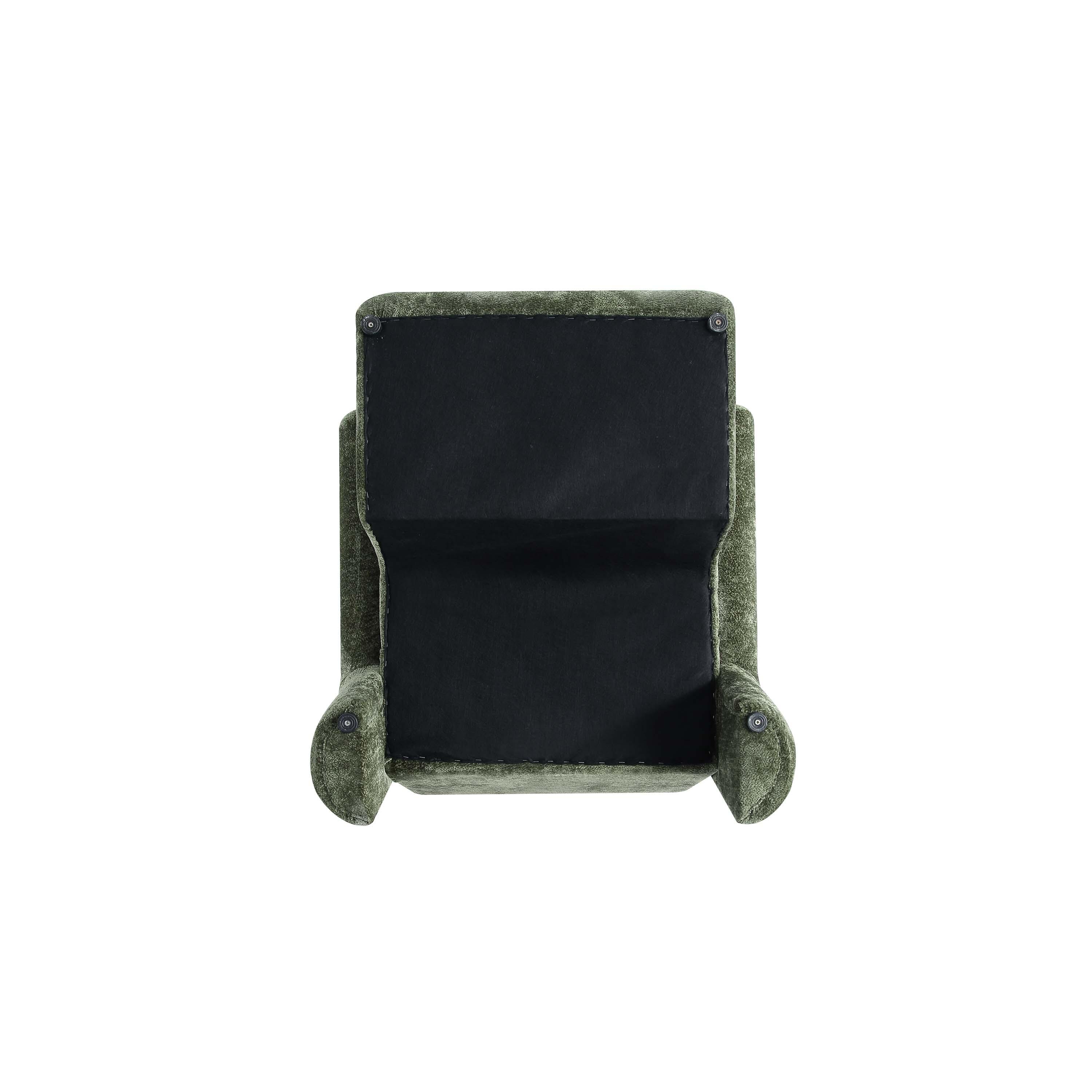 Manhattan Comfort Verandah Accent Chair, Olive Green, large