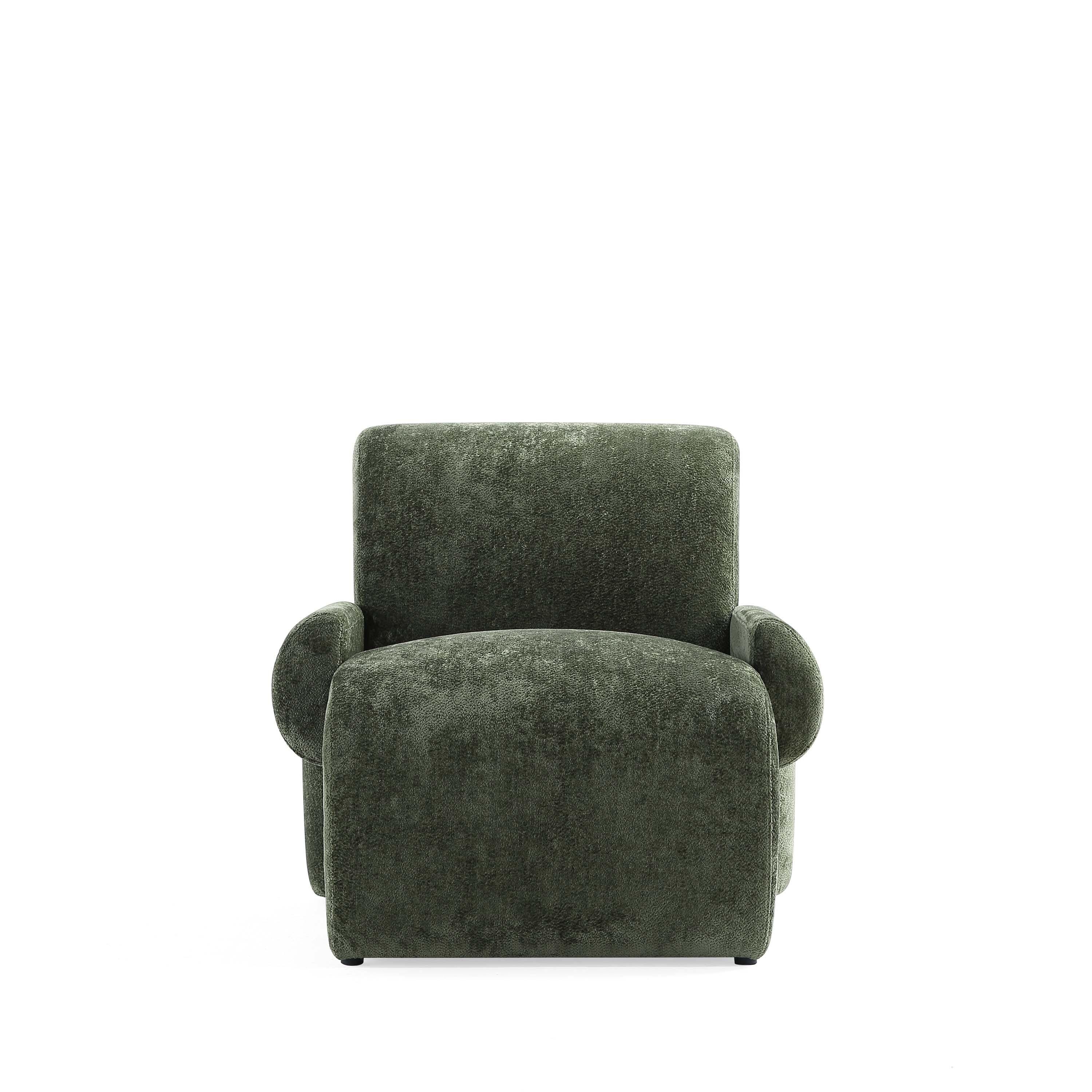 Manhattan Comfort Verandah Accent Chair, Olive Green, large