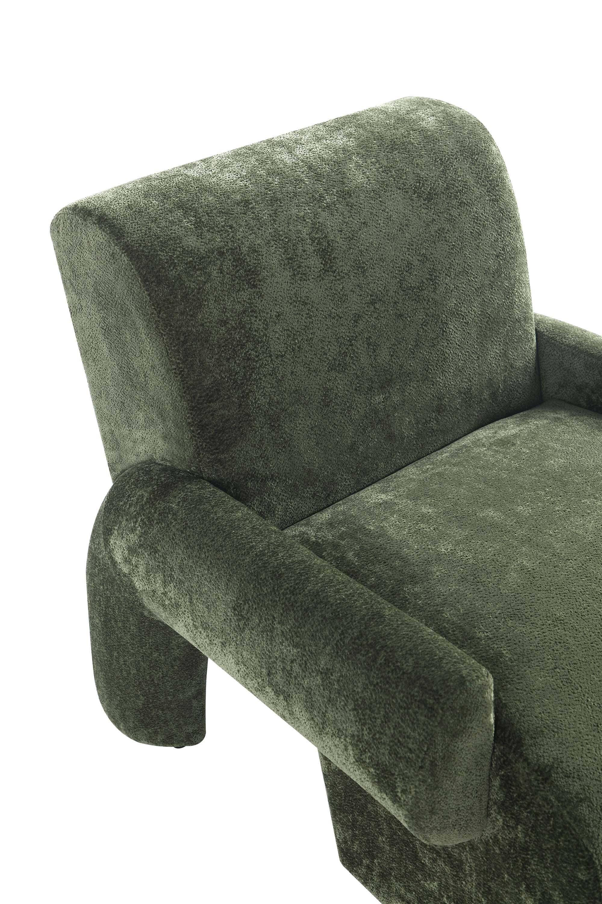 Manhattan Comfort Verandah Accent Chair, Olive Green, large