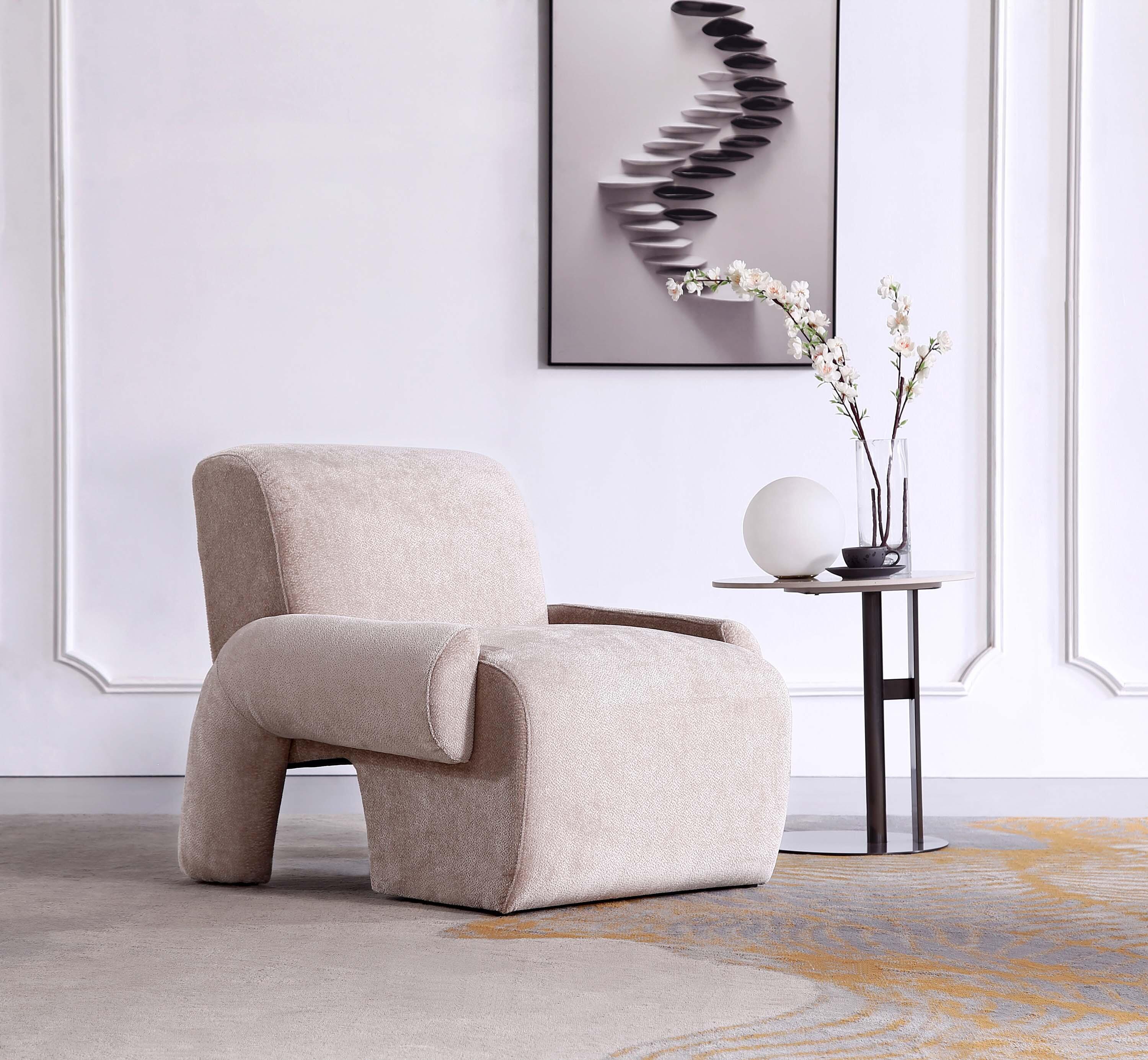 Manhattan Comfort Verandah Accent Chair, Beige, rollover