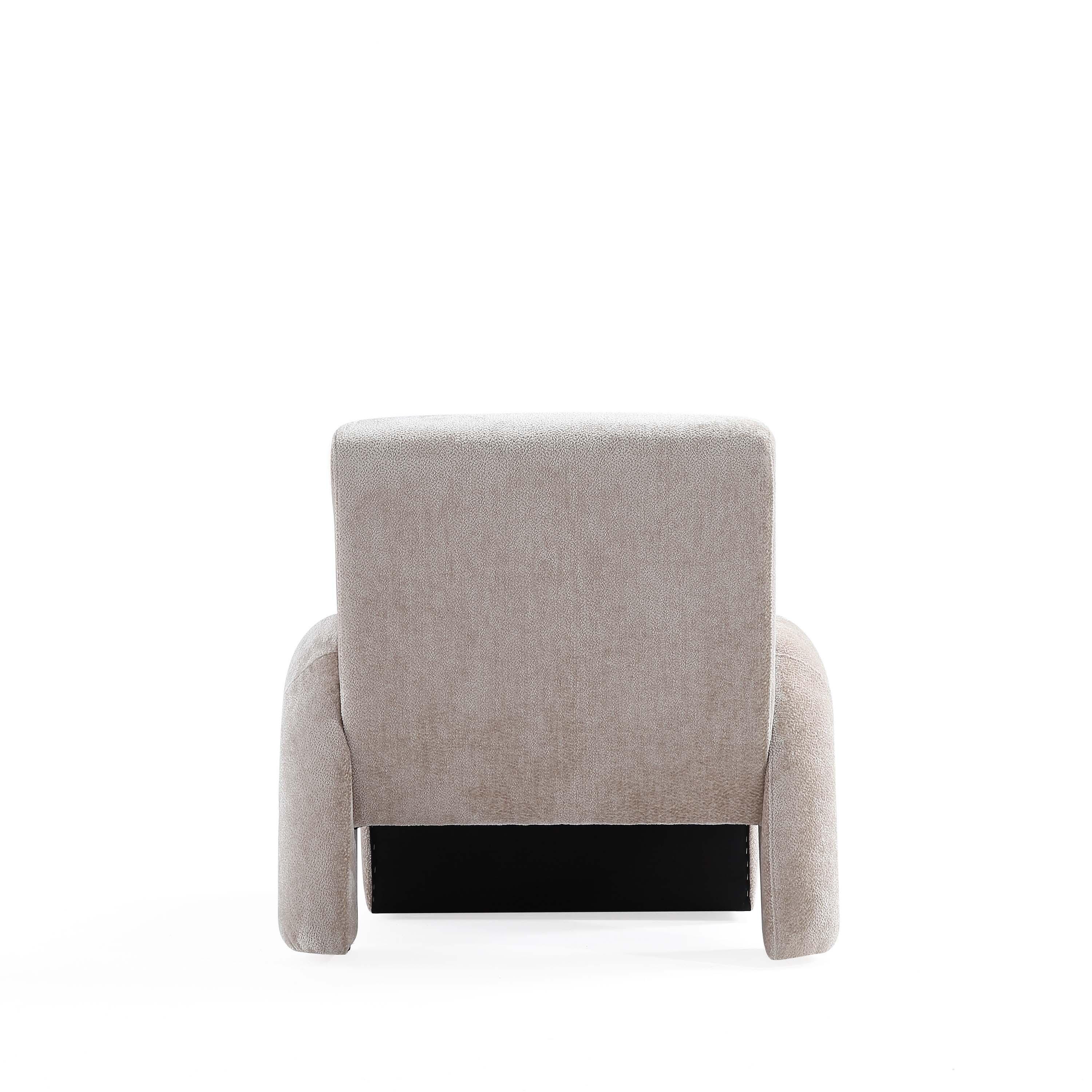 Manhattan Comfort Verandah Accent Chair, Beige, large