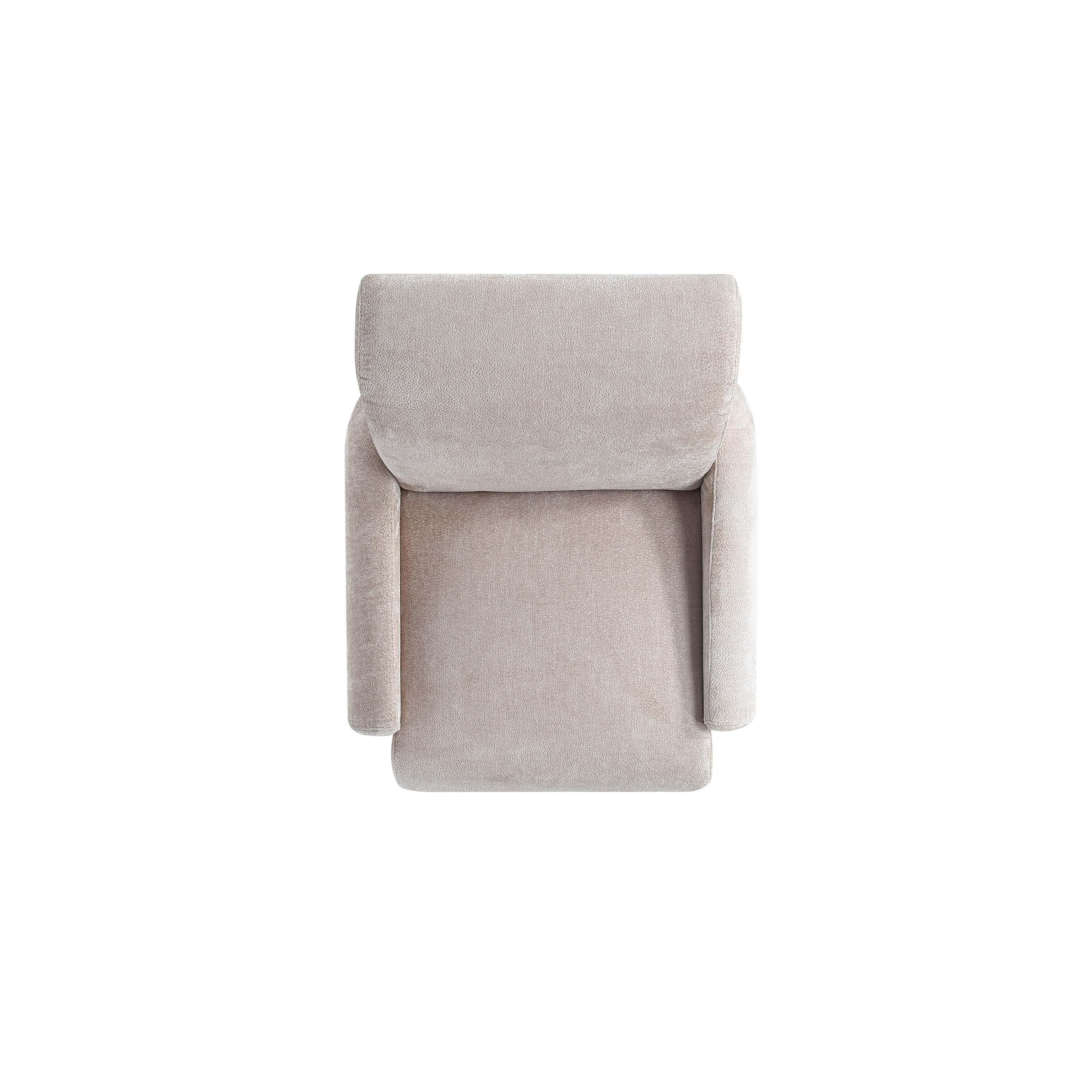 Manhattan Comfort Verandah Accent Chair, Beige, large