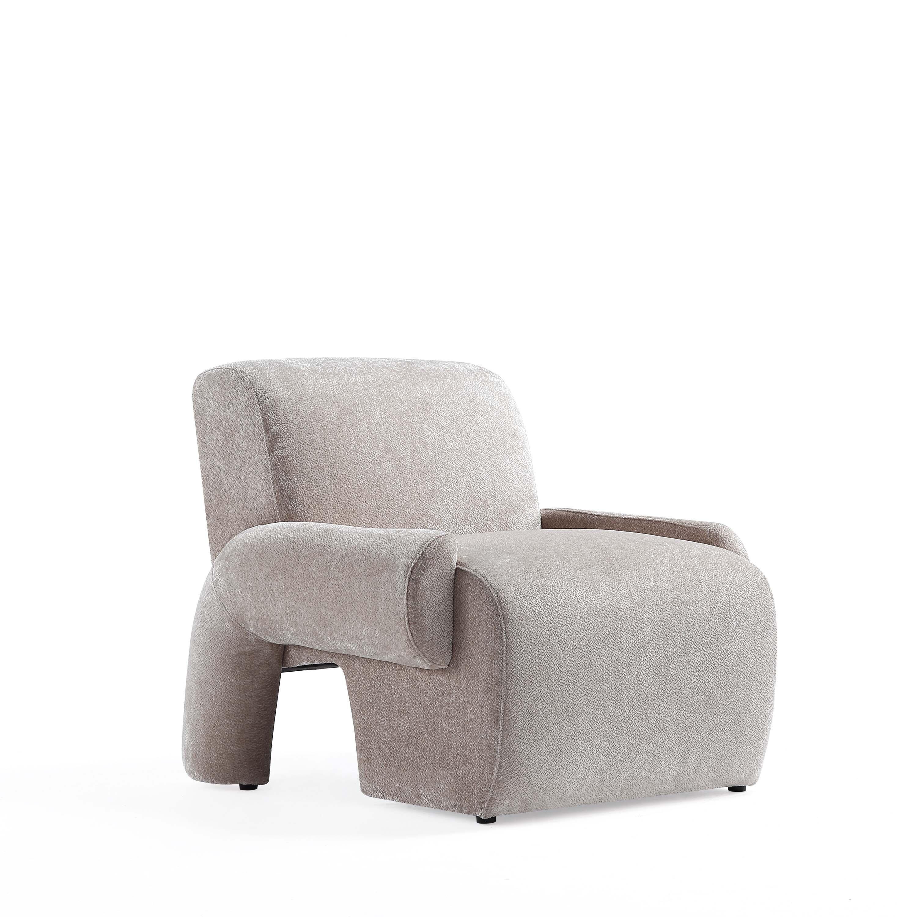 Manhattan Comfort Verandah Accent Chair, Beige, large