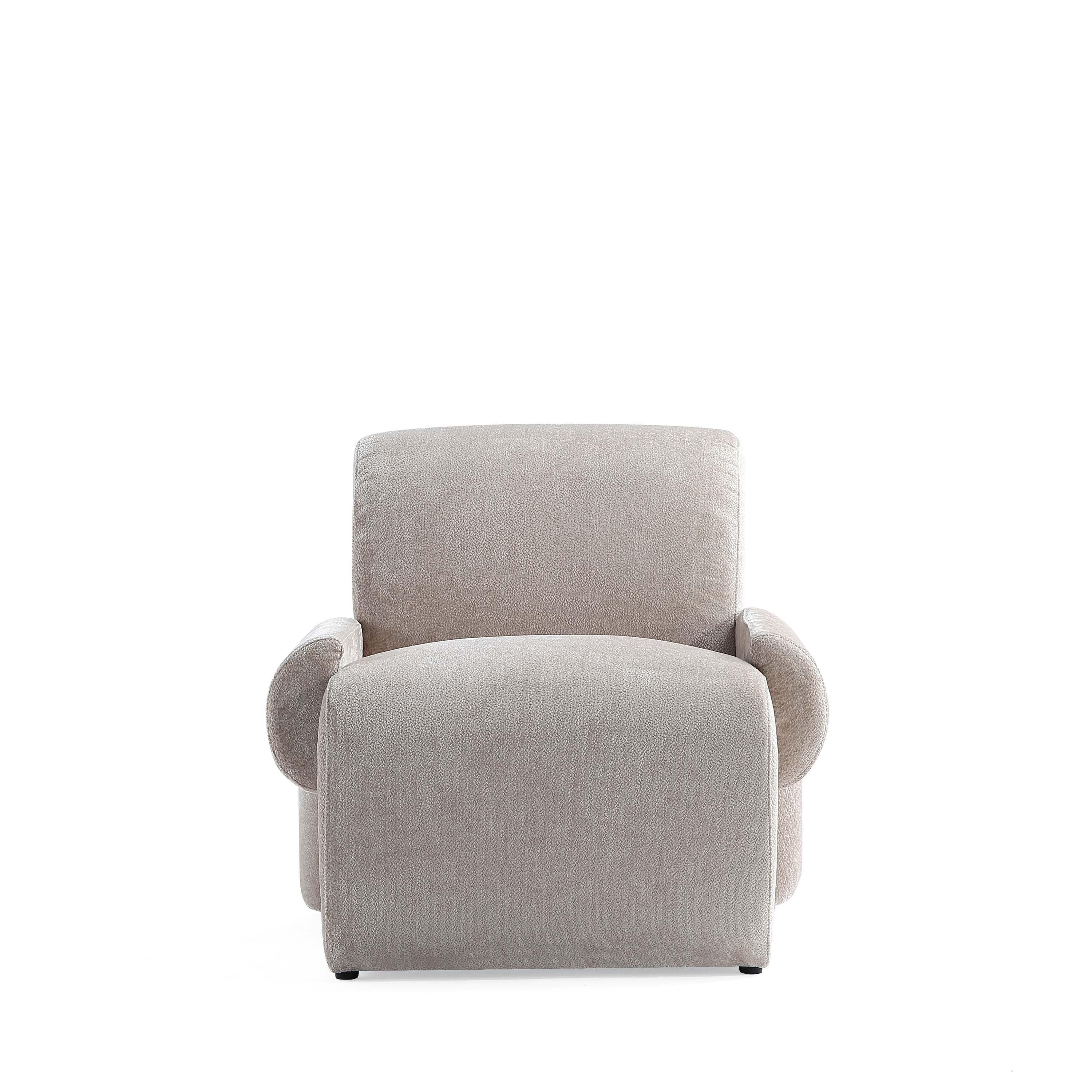 Manhattan Comfort Verandah Accent Chair, Beige, large