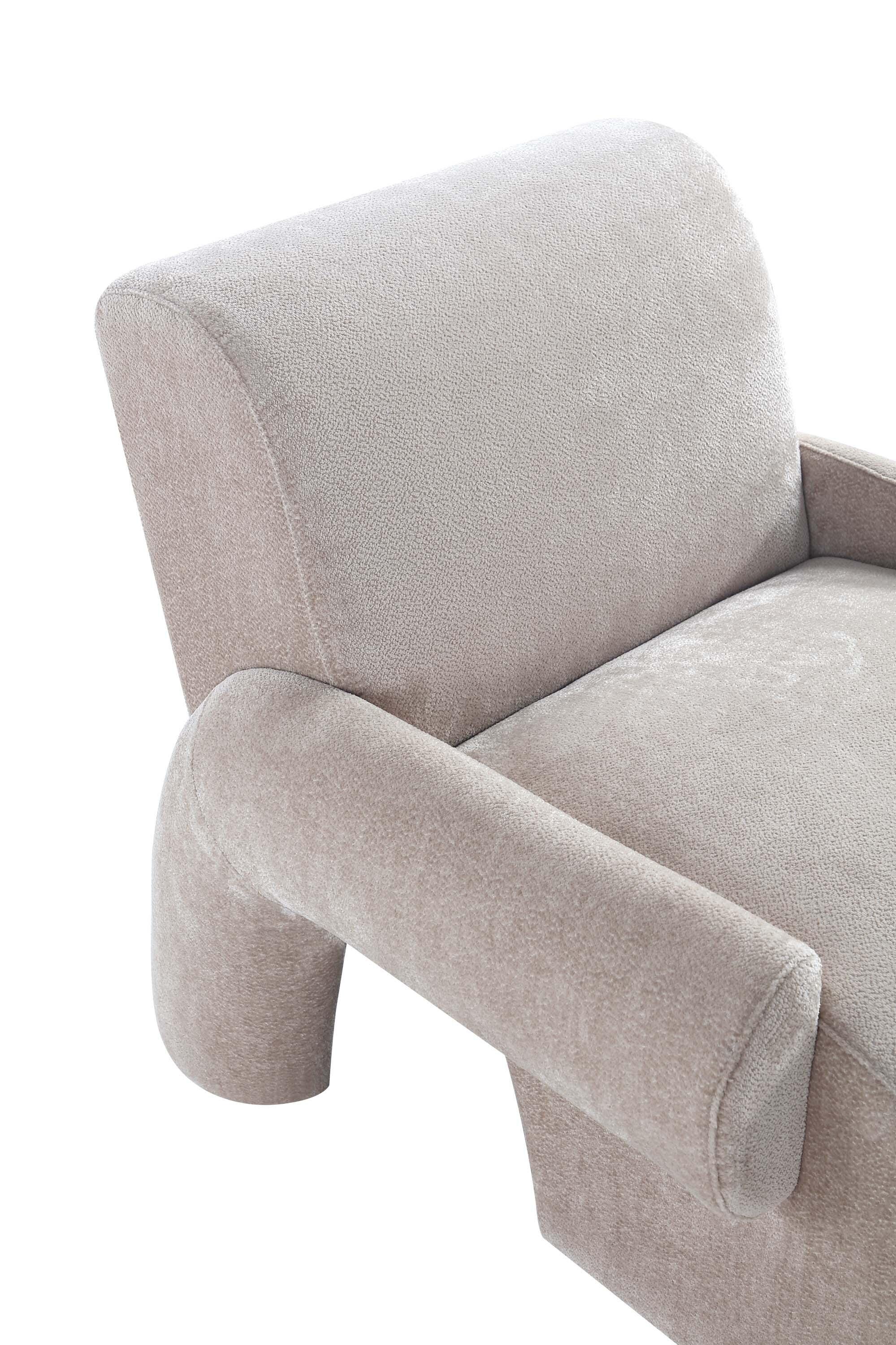 Manhattan Comfort Verandah Accent Chair, Beige, large