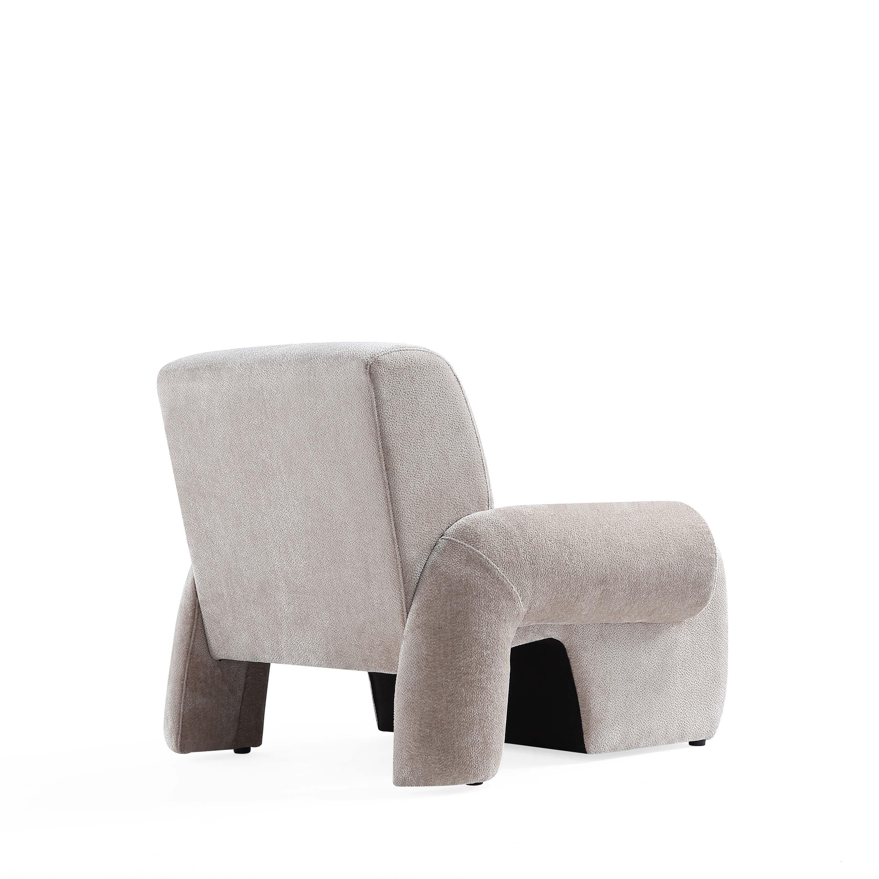 Manhattan Comfort Verandah Accent Chair, Beige, large