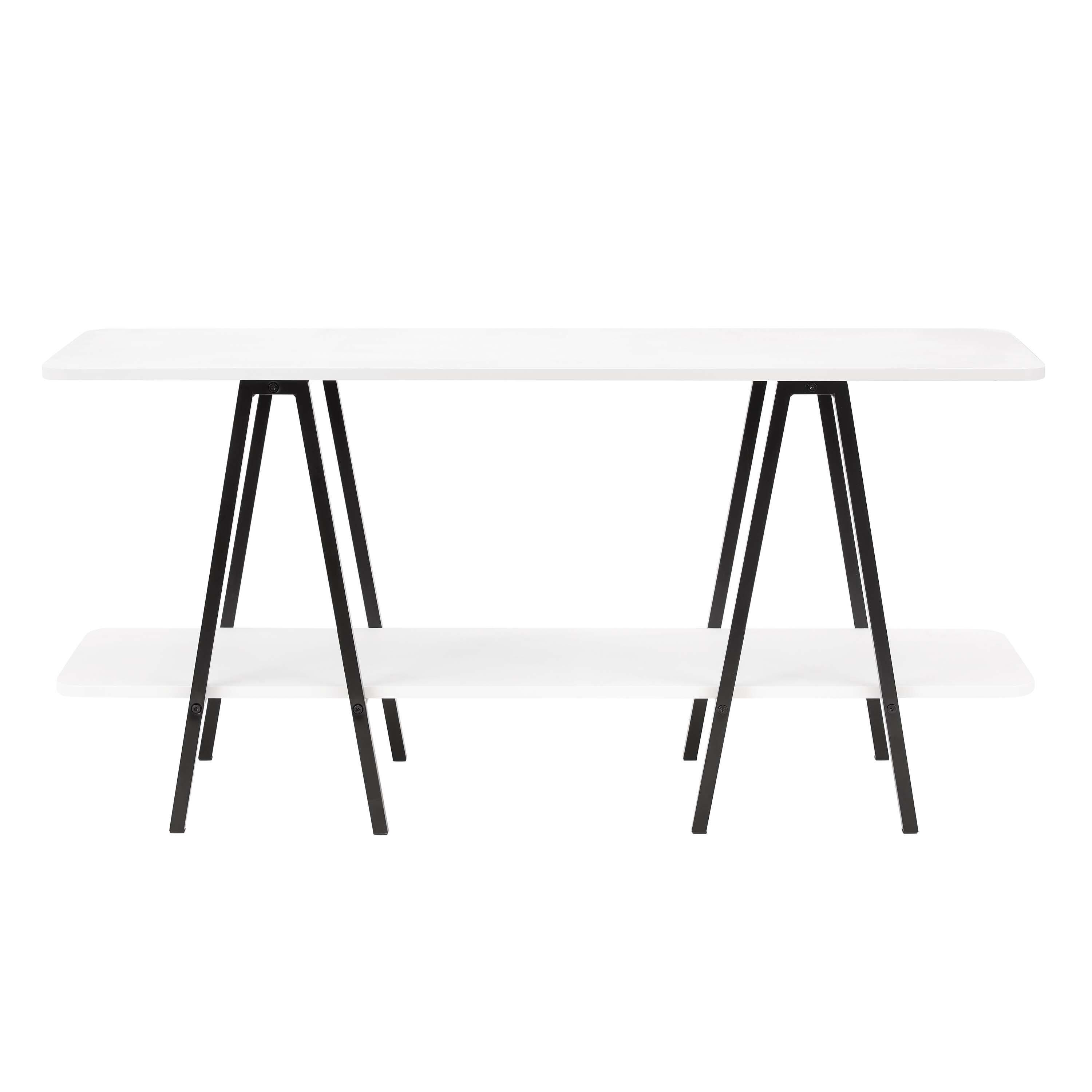 Manhattan Comfort Celine Solid Console Table, White, large