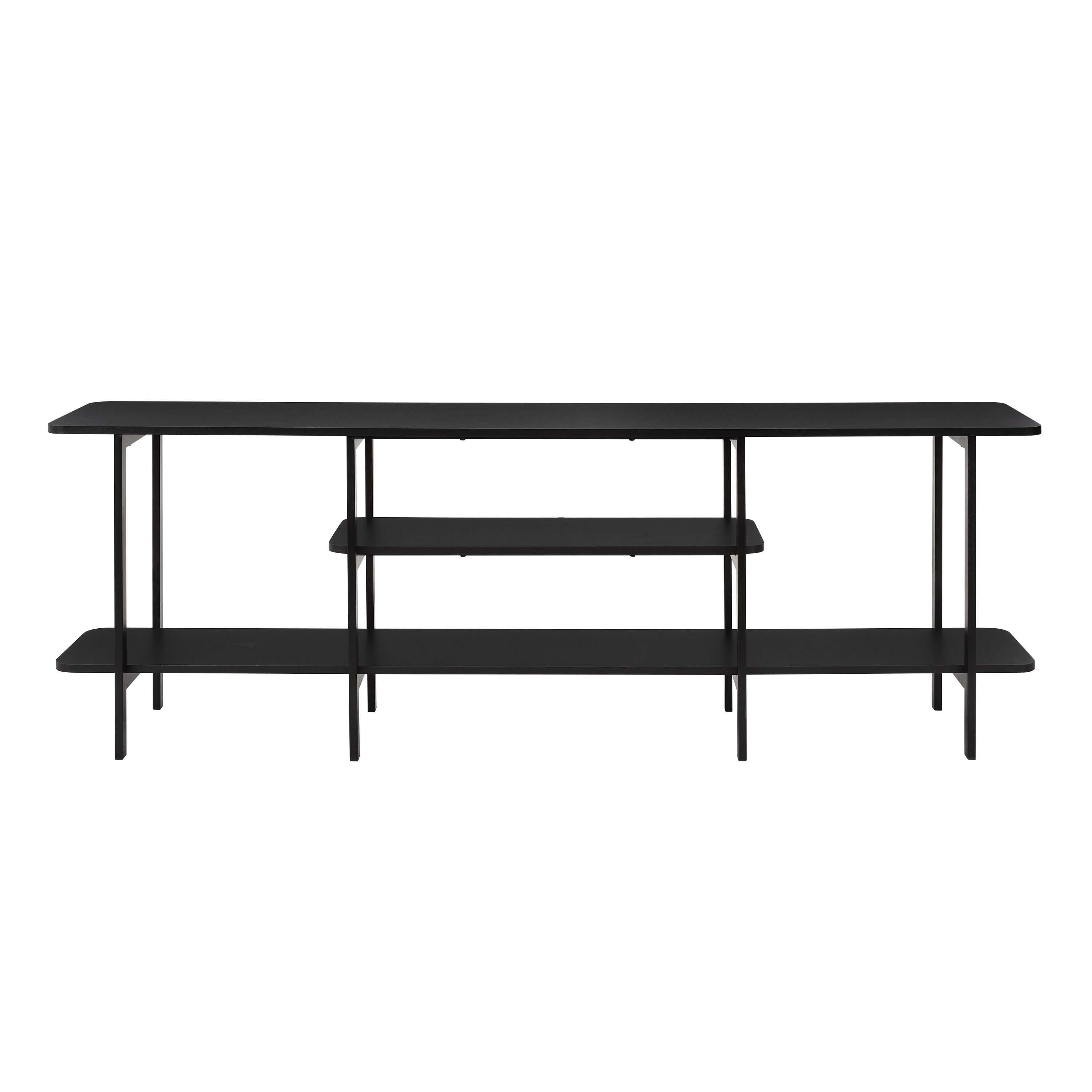Manhattan Comfort Celine Console Table, Black, large