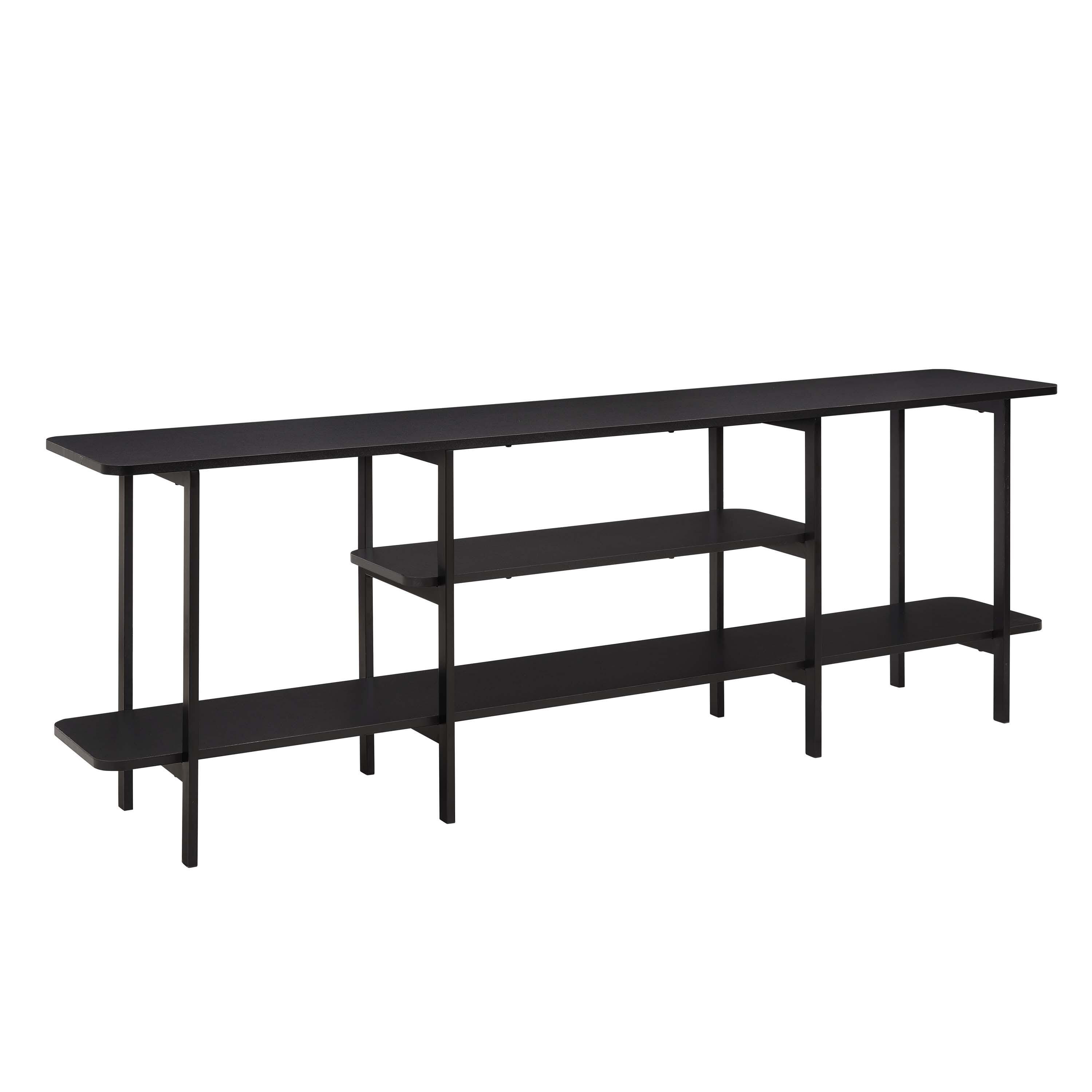 Manhattan Comfort Celine Console Table, Black, large