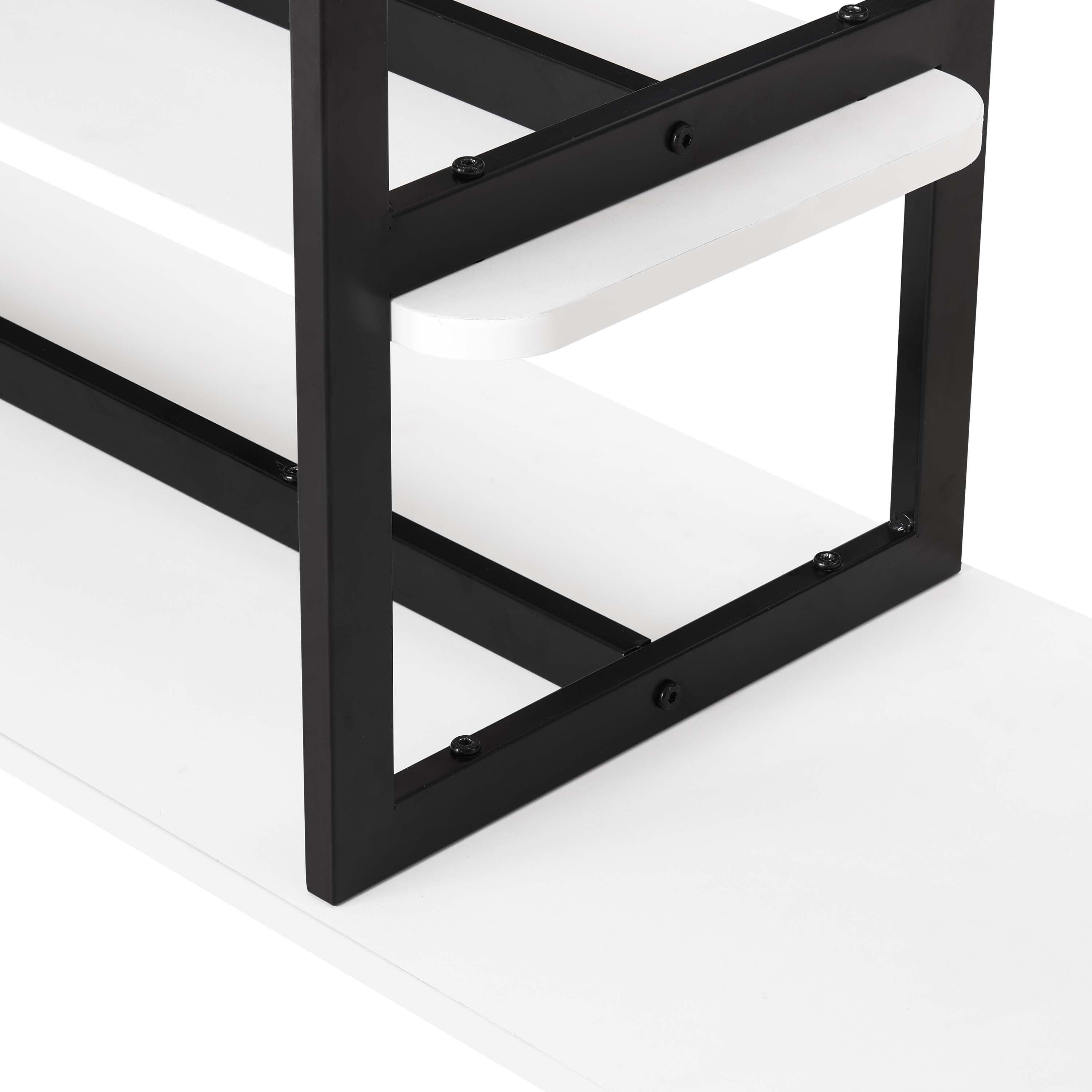 Manhattan Comfort Celine Console Table, White, large