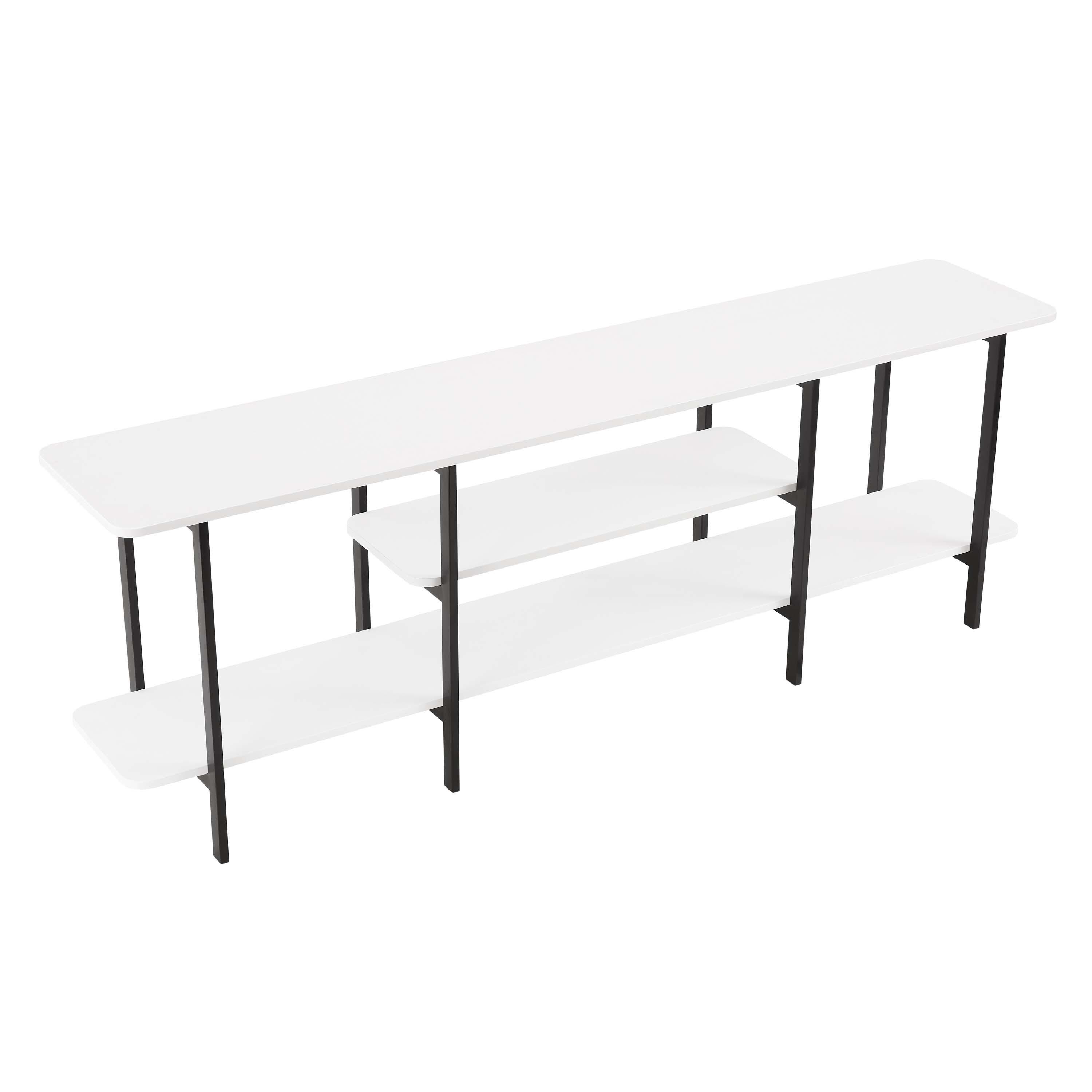 Manhattan Comfort Celine Console Table, White, large