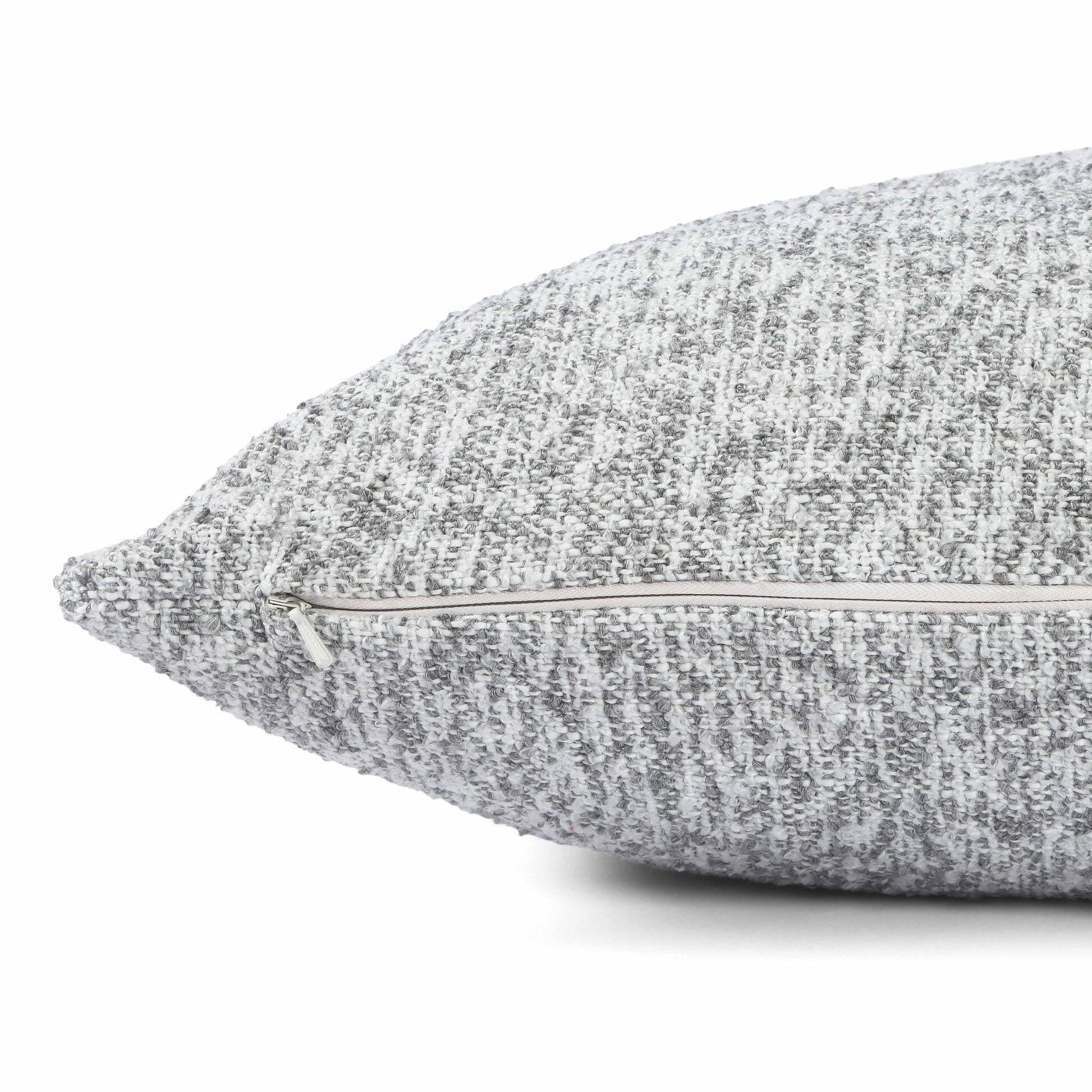 TOV Furniture Poh Decorative Throw Pillow, Gray, large
