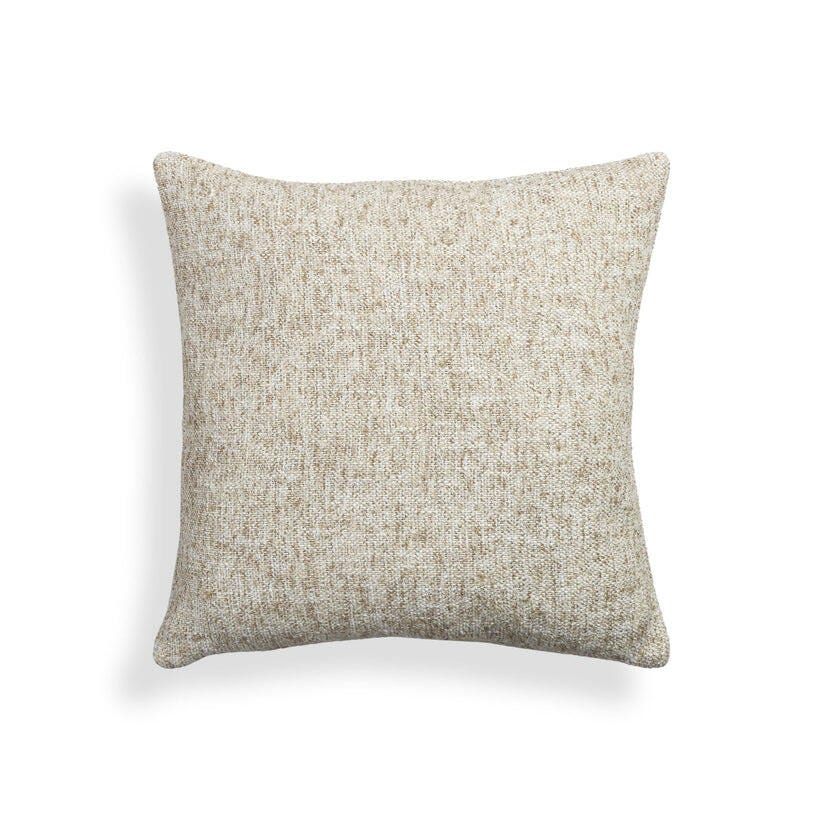 TOV Furniture Poh Square Decorative Throw Pillow, Beige, large