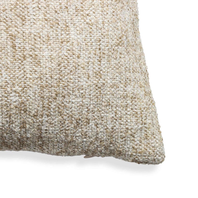 TOV Furniture Poh Square Decorative Throw Pillow, Beige, large