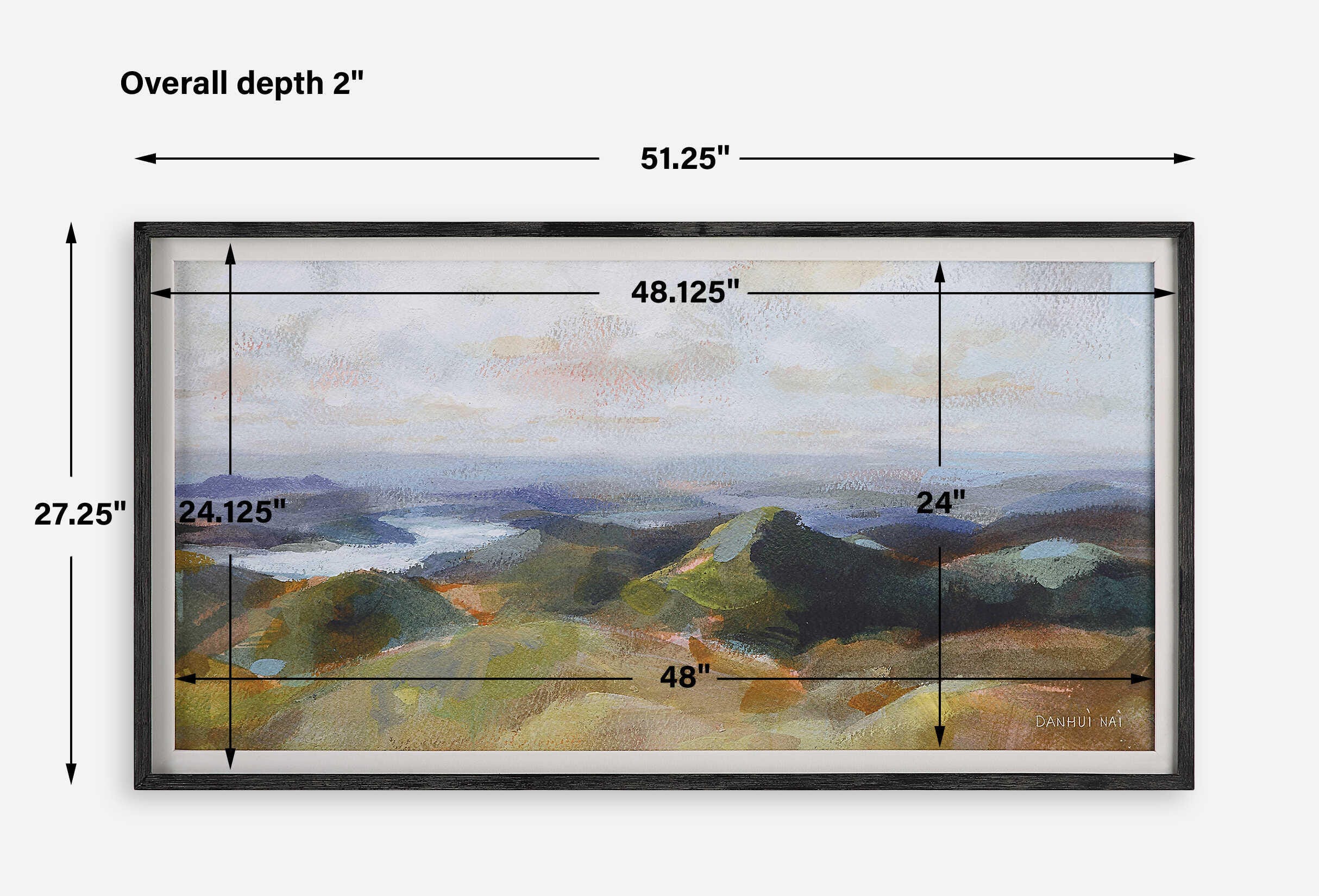 Uttermost Above The Lakes Wall Art 51 x 27, , large