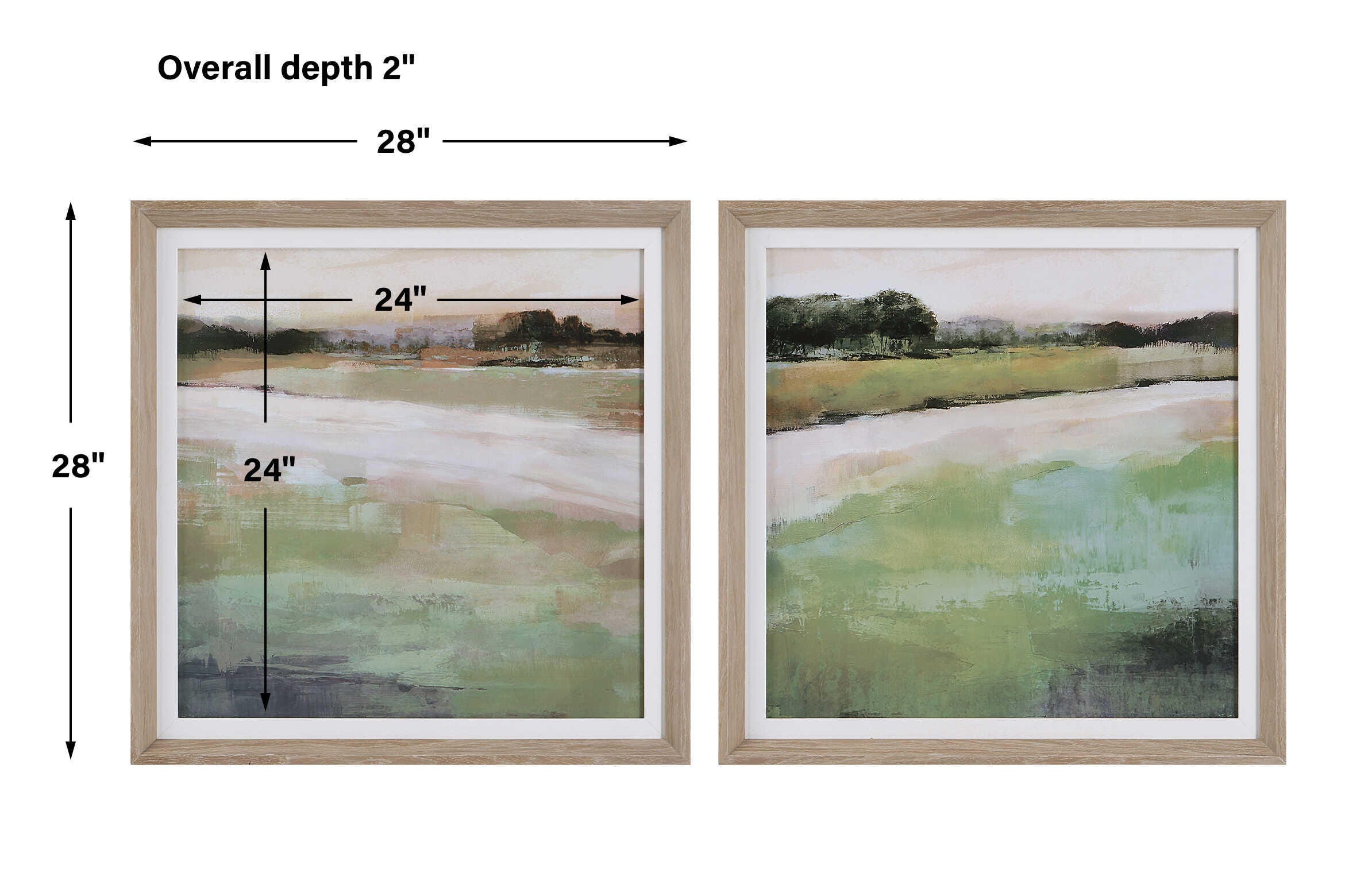 Uttermost Vivid Vista Wall Art 28 x 28, , large