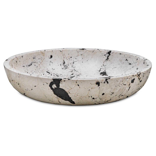 Uttermost Nouveau Decorative Bowl, White/Black