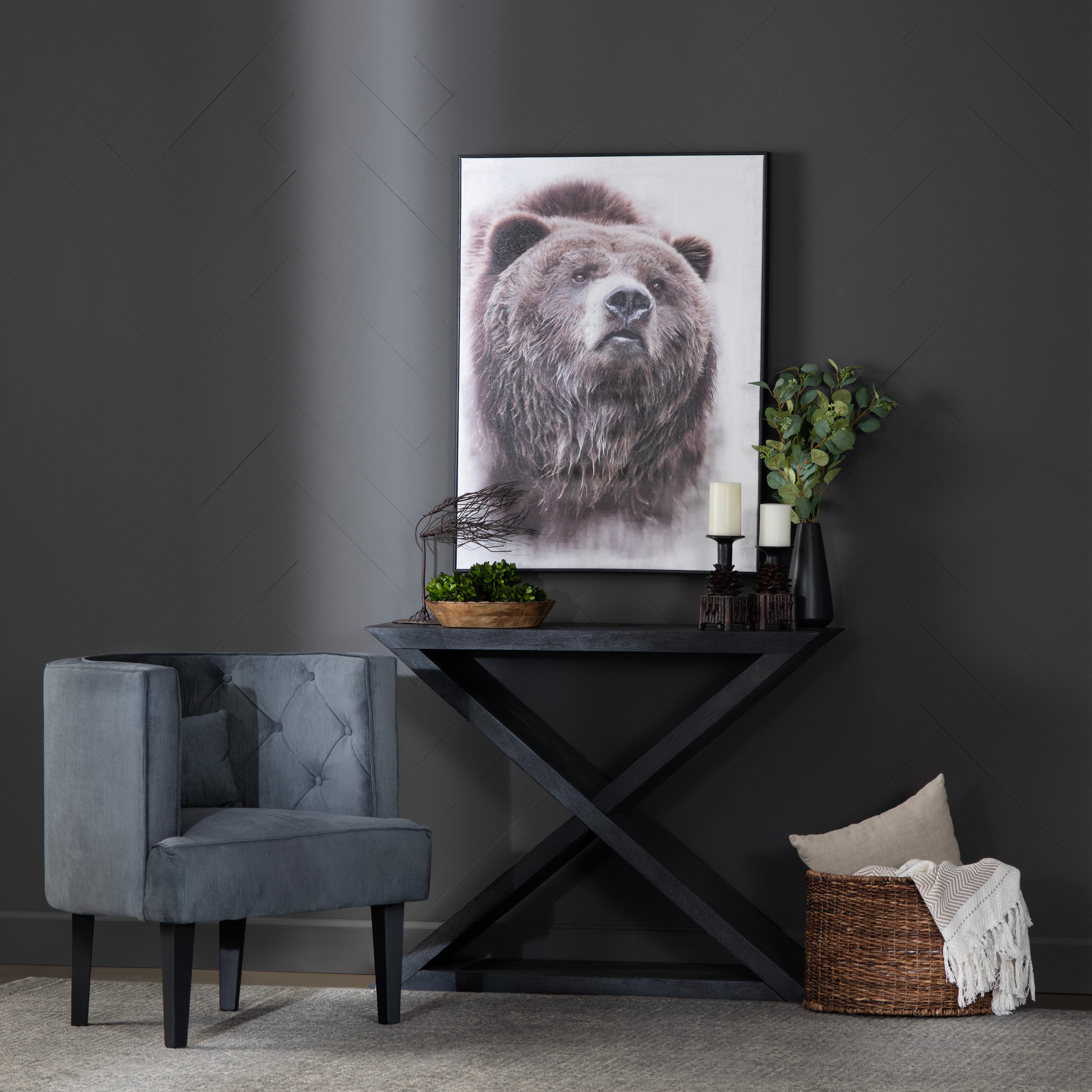 Crestview Collection Slatted Console Table, , rollover