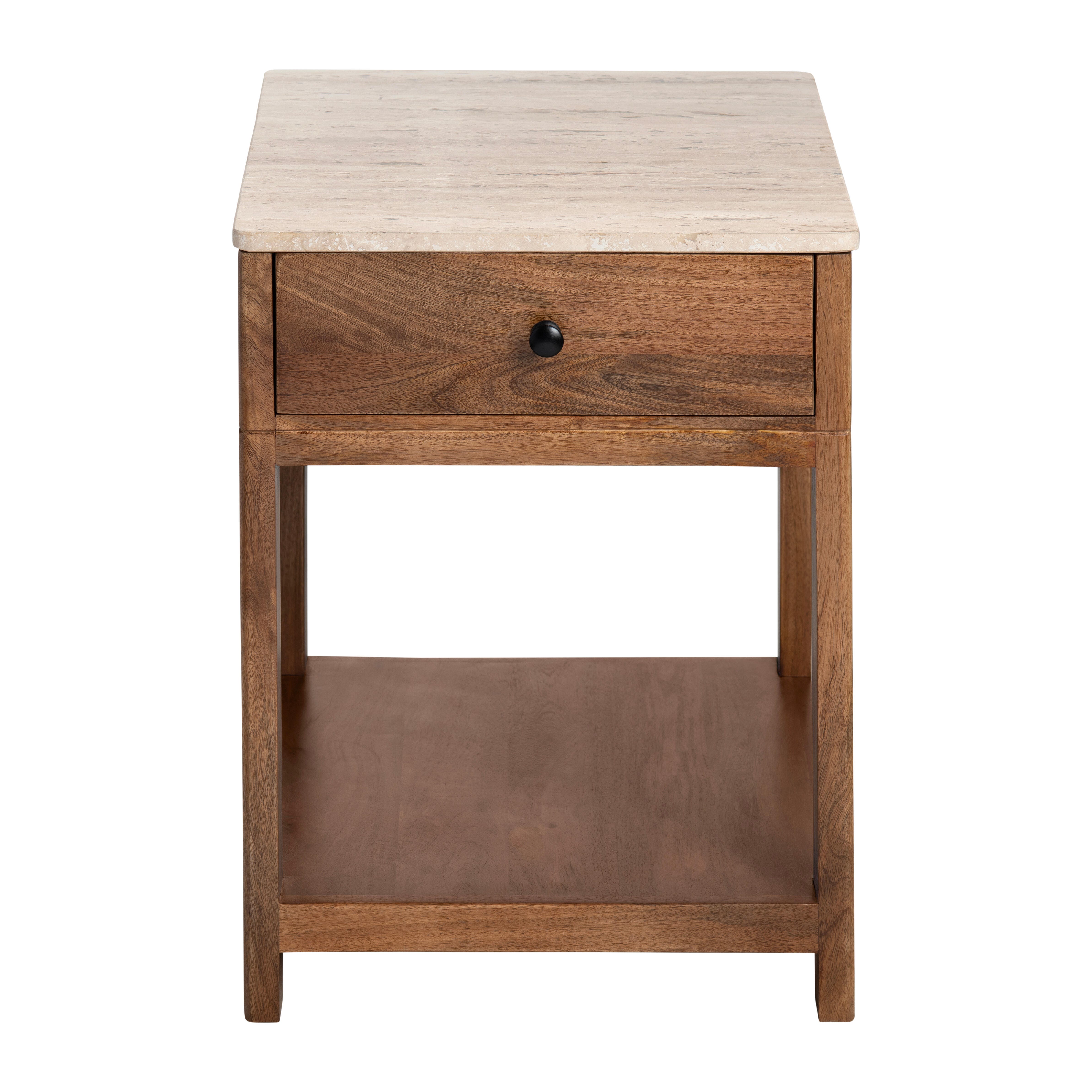 Crestview Collection Travertine Accent Table, , large