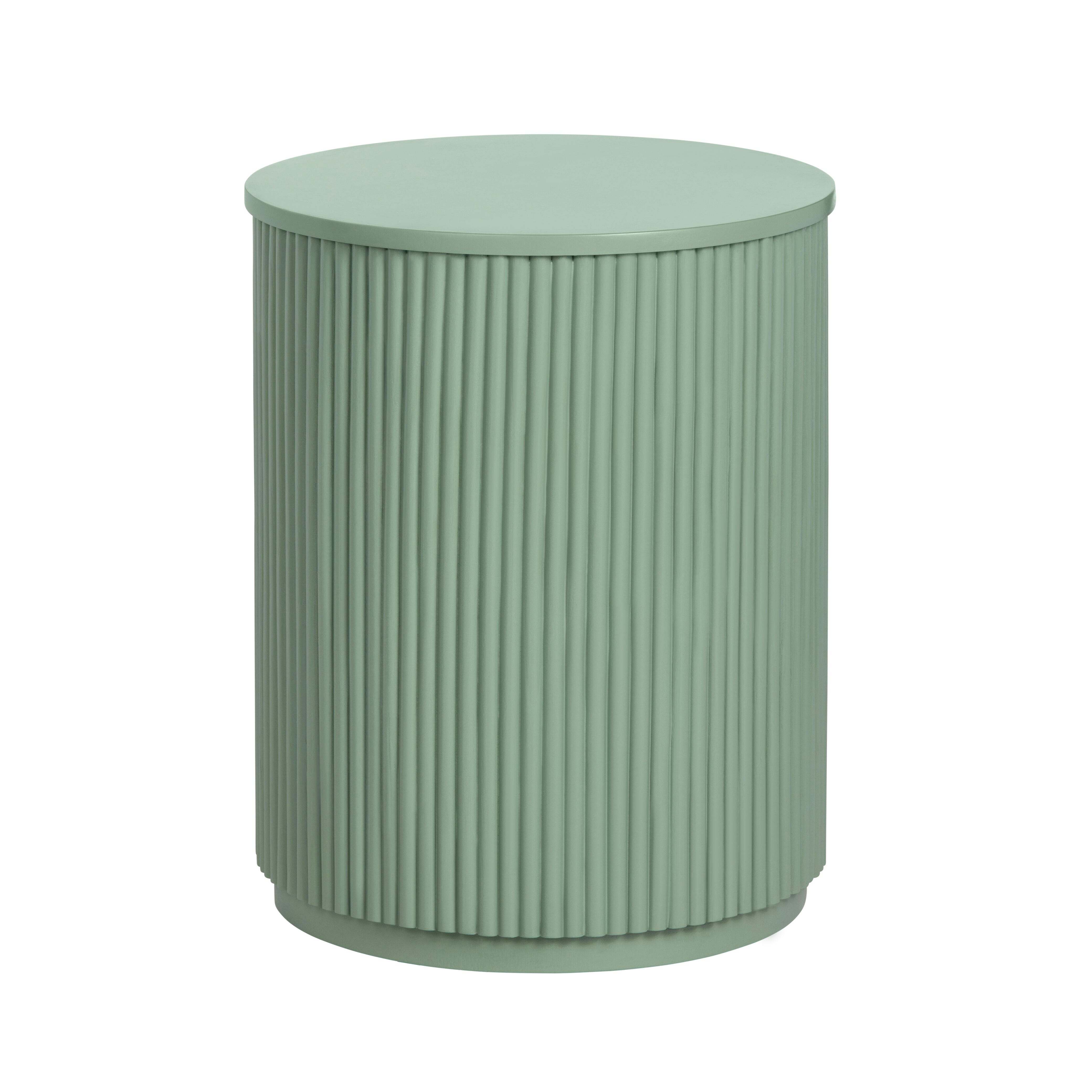 Crestview Collection Solid Accent End Table, Green, large