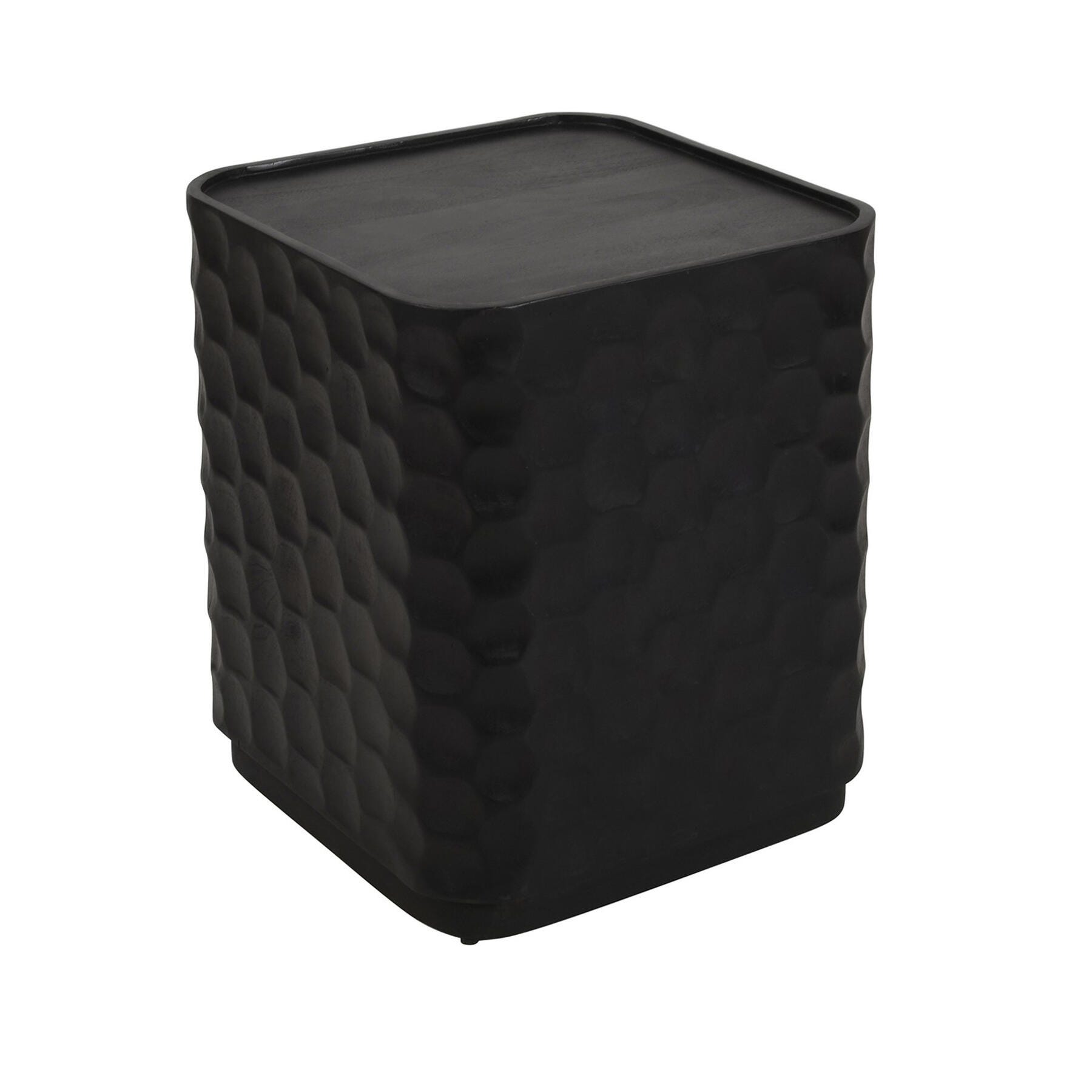 Crestview Collection Sculpted Accent Table, Black, large