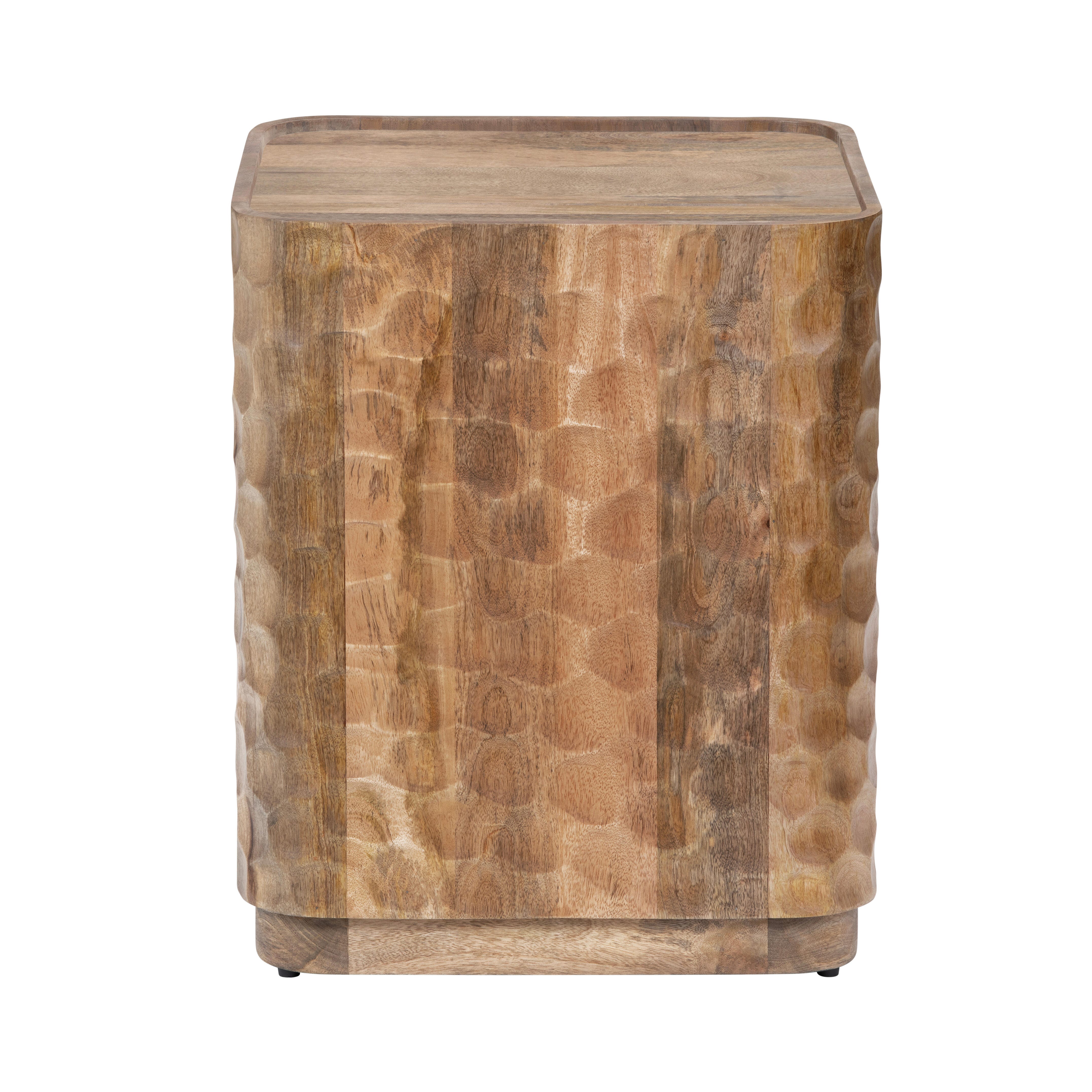 Crestview Collection Sculpted Accent Table, Brown, large