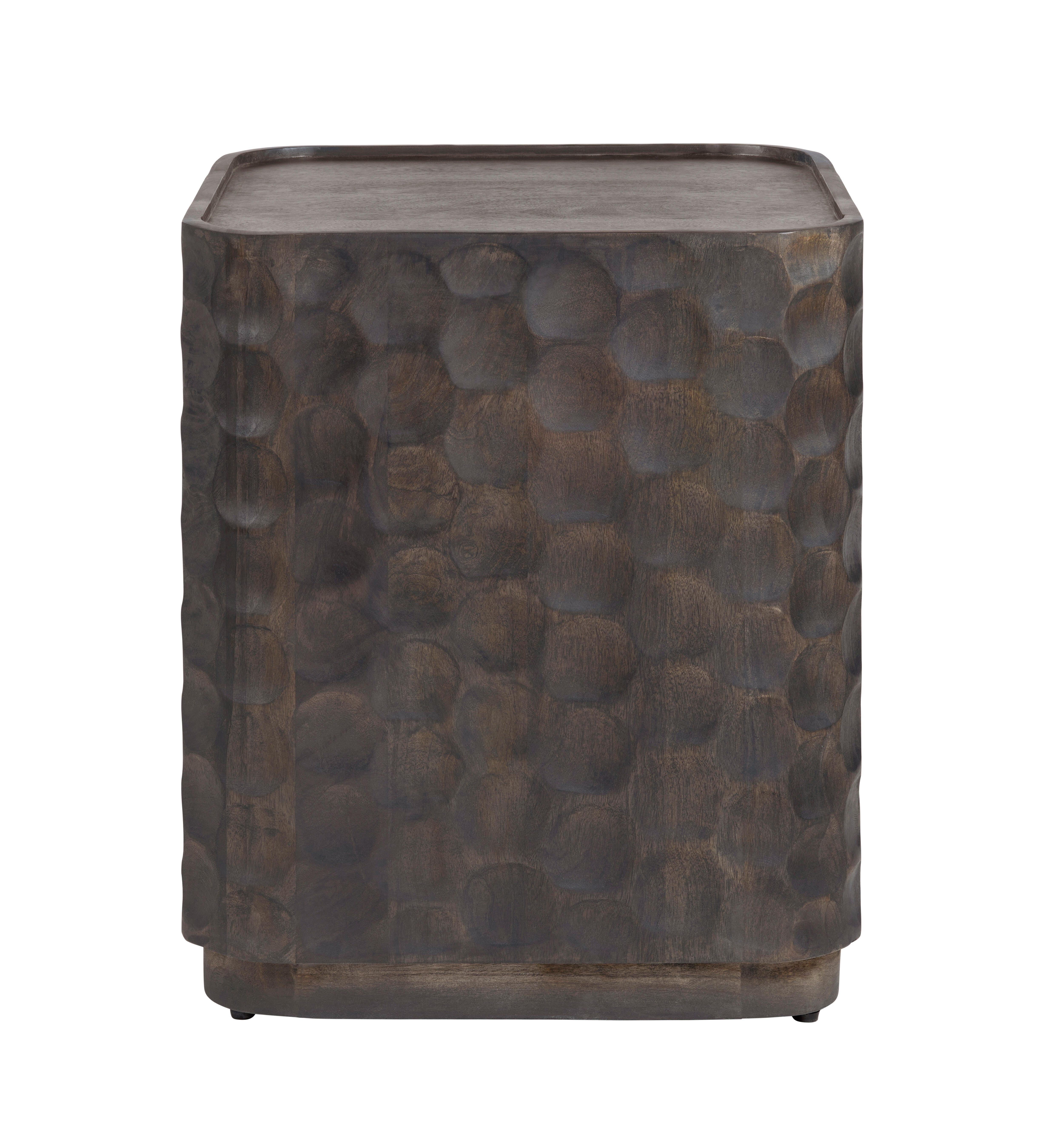 Crestview Collection Sculpted Accent Table, Gray, large