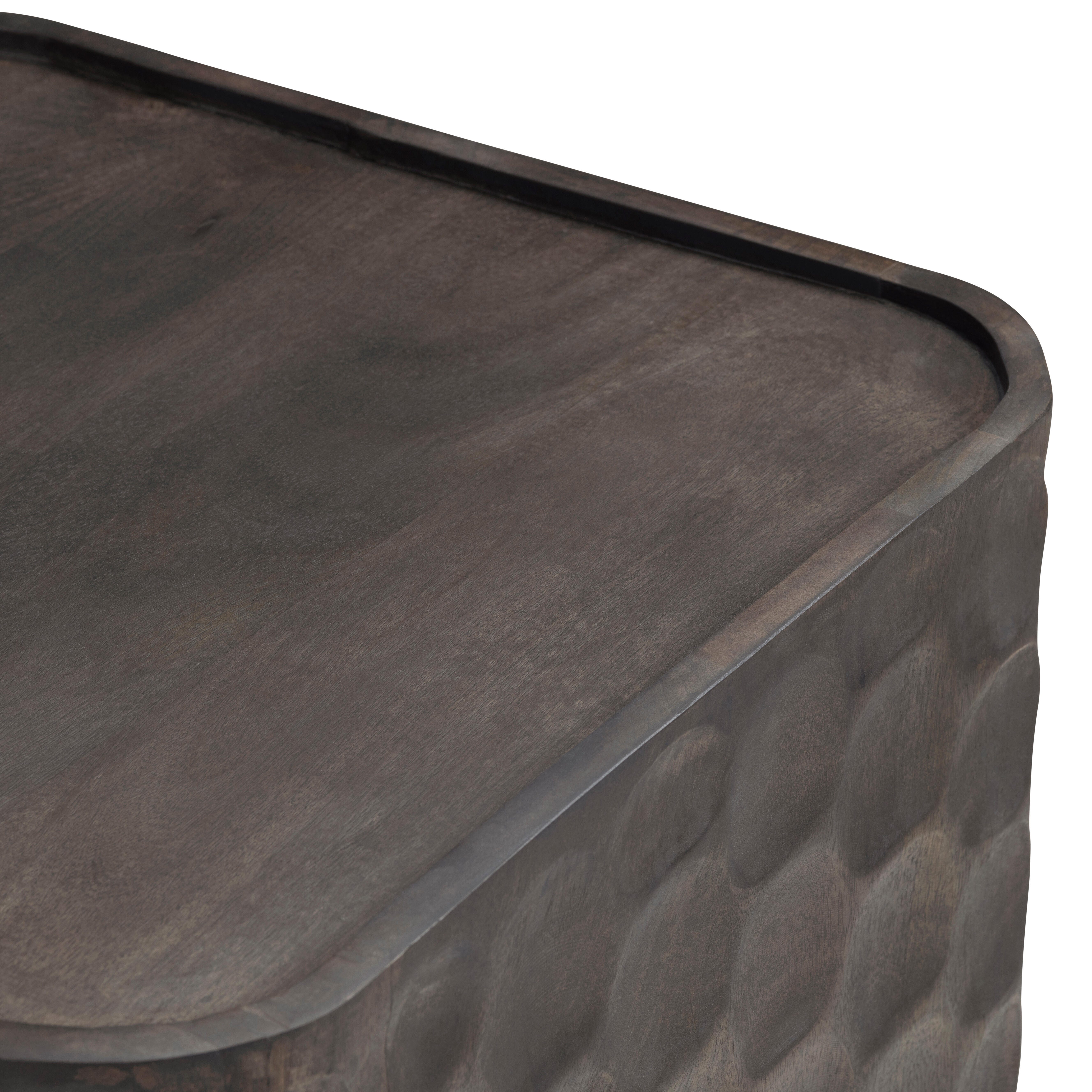 Crestview Collection Sculpted Accent Table, Gray, large