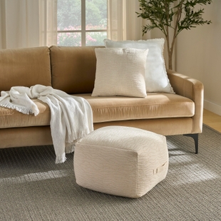 Nourison Home Indoor/Outdoor Pouf