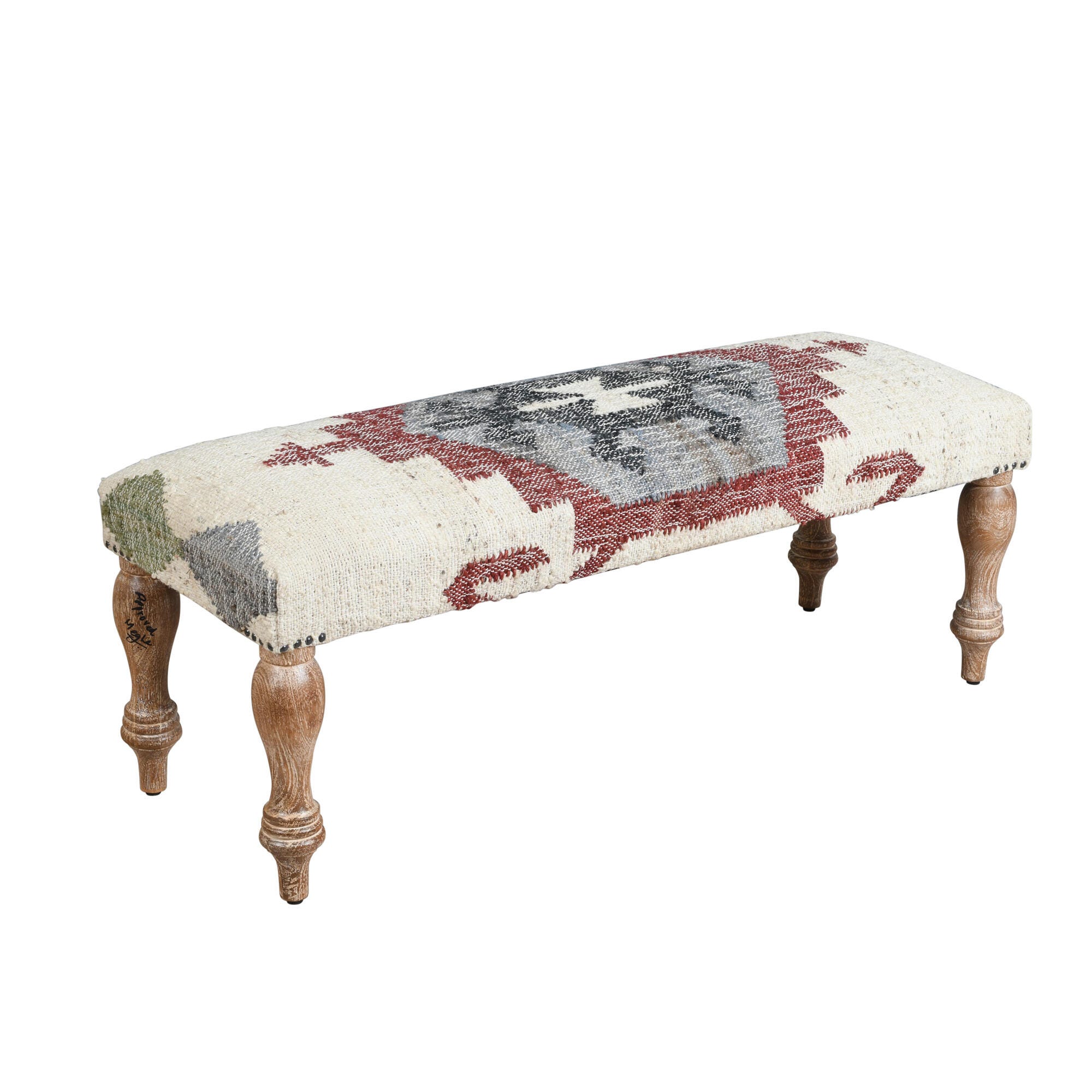 LR Home Geometric Bench, , large