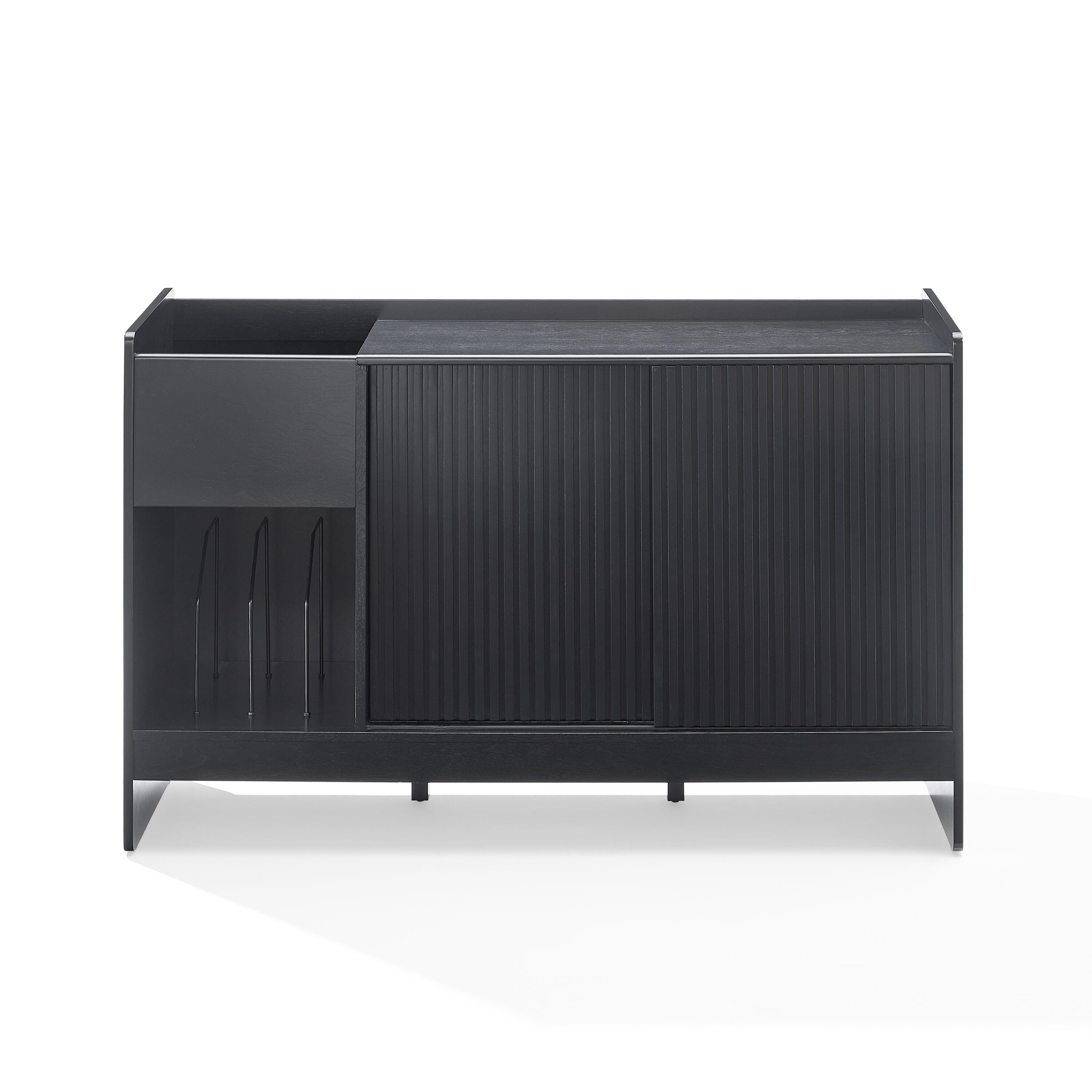 Crosley Furniture Arden 52" Record Player Cabinet, , large
